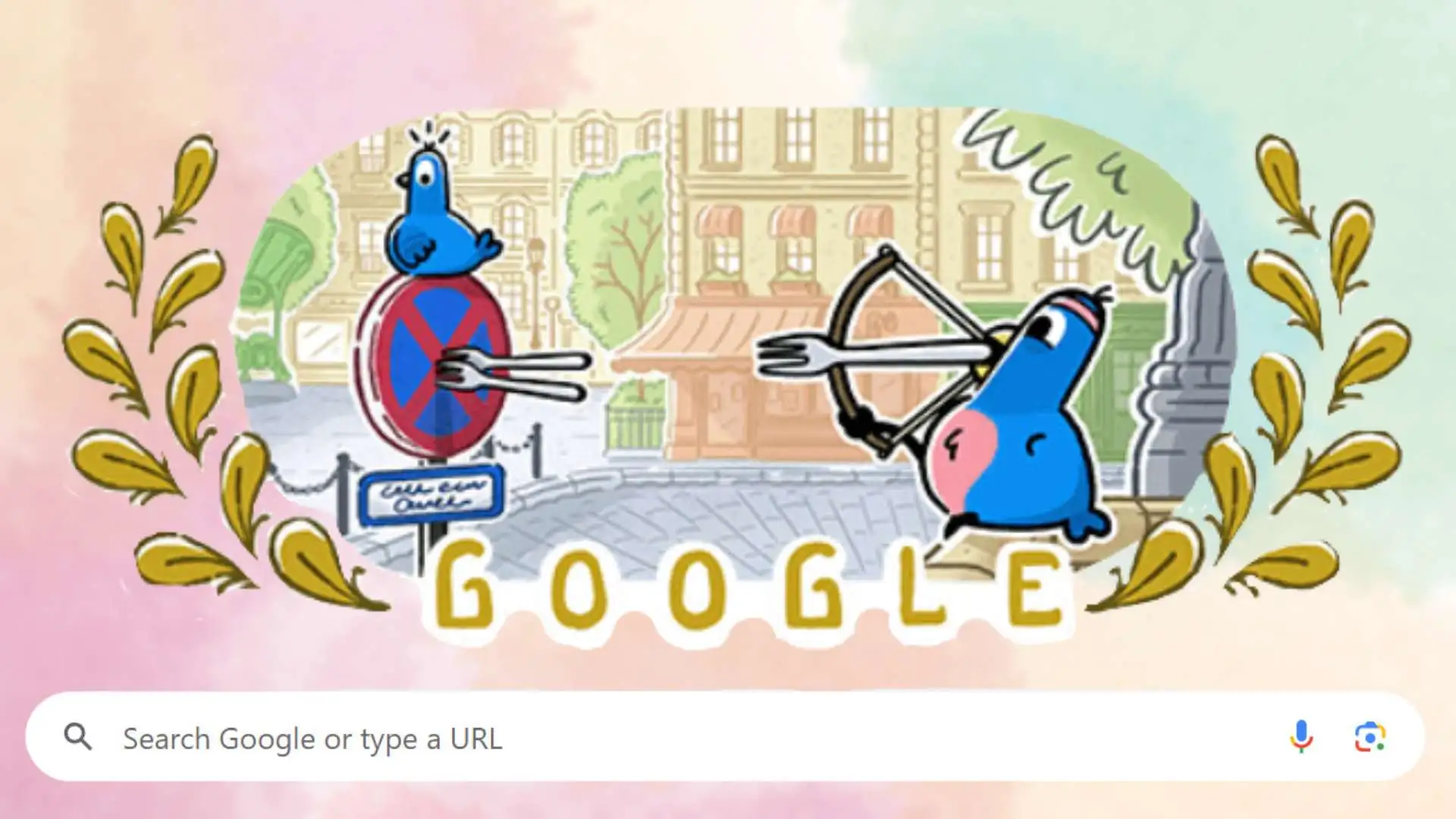 Google Doodle Today: Day 4 Celebrates Archery At Paris Paralympics 2024