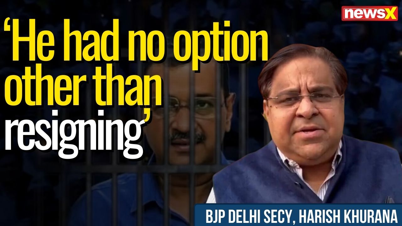 BJP Questions Kejriwal, ‘Why Not Today?’ On His Resignation in 2 Days | Harish Khurana On NewsX