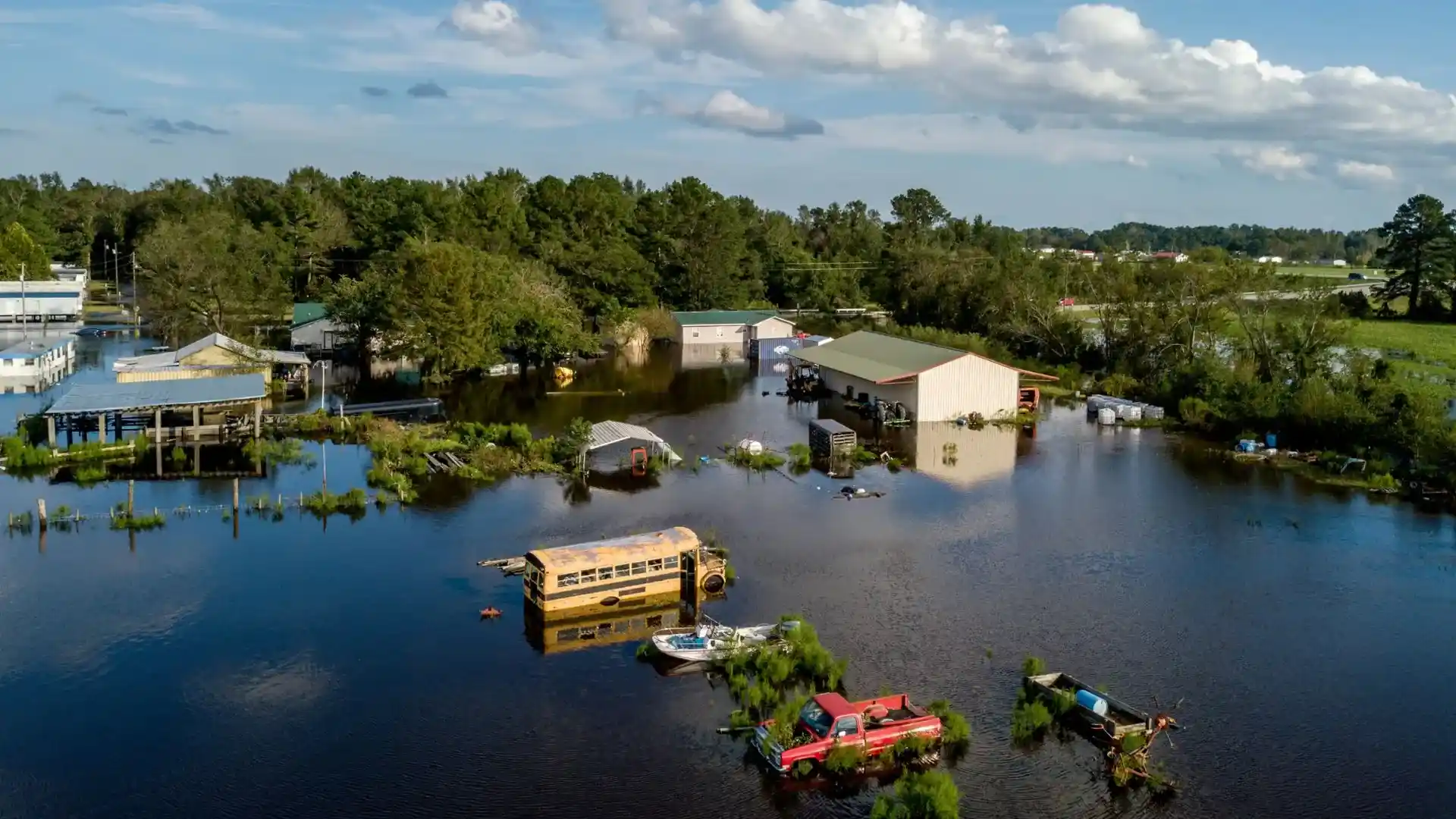 Historic Flooding Hits Coastal North Carolina: Record Rainfall Causes Widespread Damage