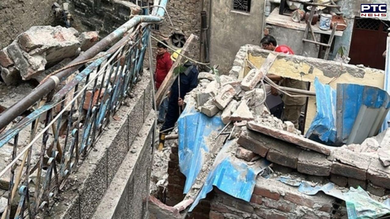 House Collapse In Delhi’s Karol Bagh Leaves Several Trapped Amid Ongoing Rain