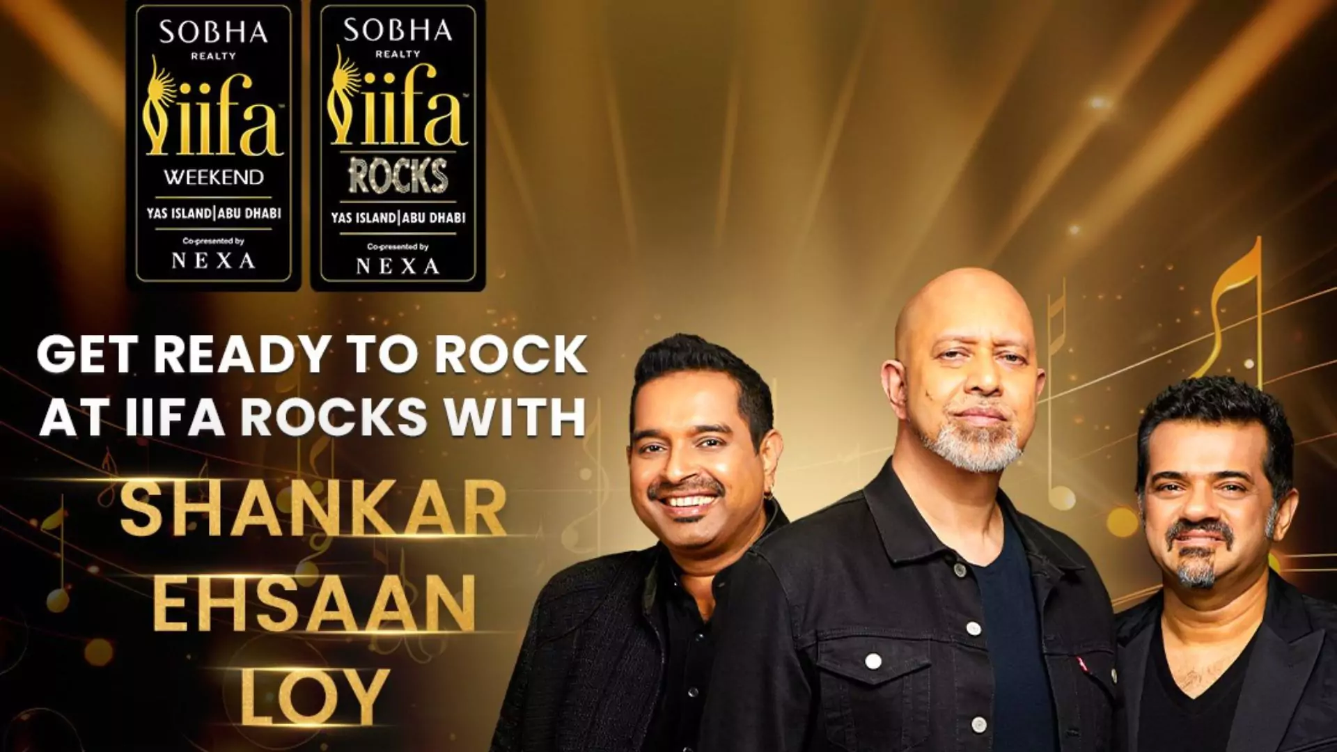 SOBHA REALTY IIFA Rocks 2024: Celebrating Three Decades of Shankar–Ehsaan–Loy’s Musical Mastery in Indian Cinema, Co-Presented by NEXA