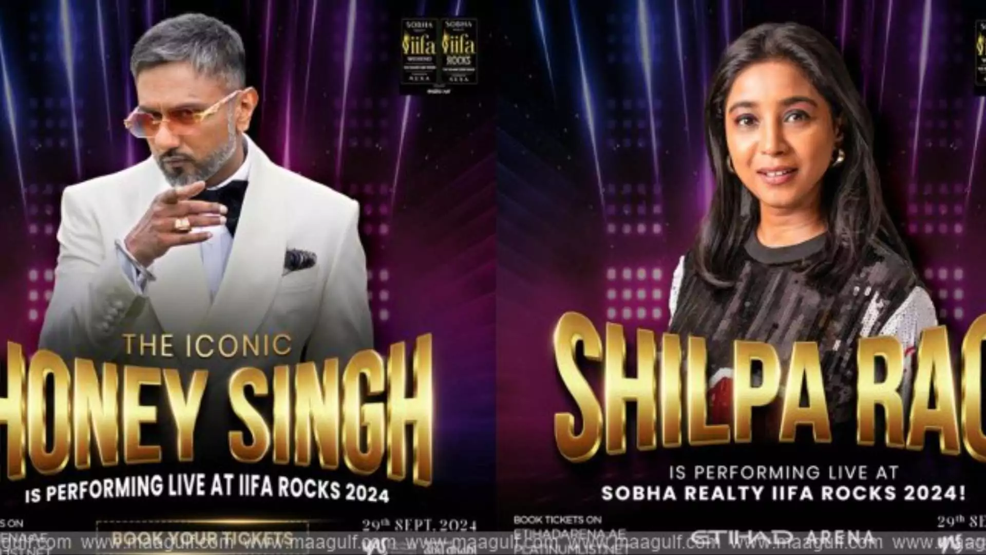 IIFA Rocks 2024: Bollywood Icons Honey Singh And Shilpa Rao Set To Dazzle The Stage