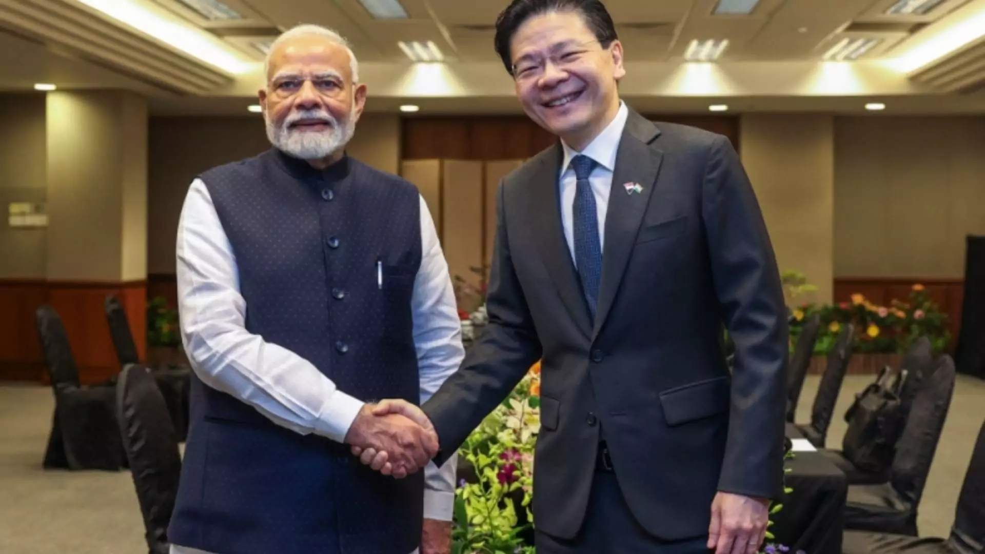 India, Singapore Call For Peaceful Resolution Of Disputes In South China Sea