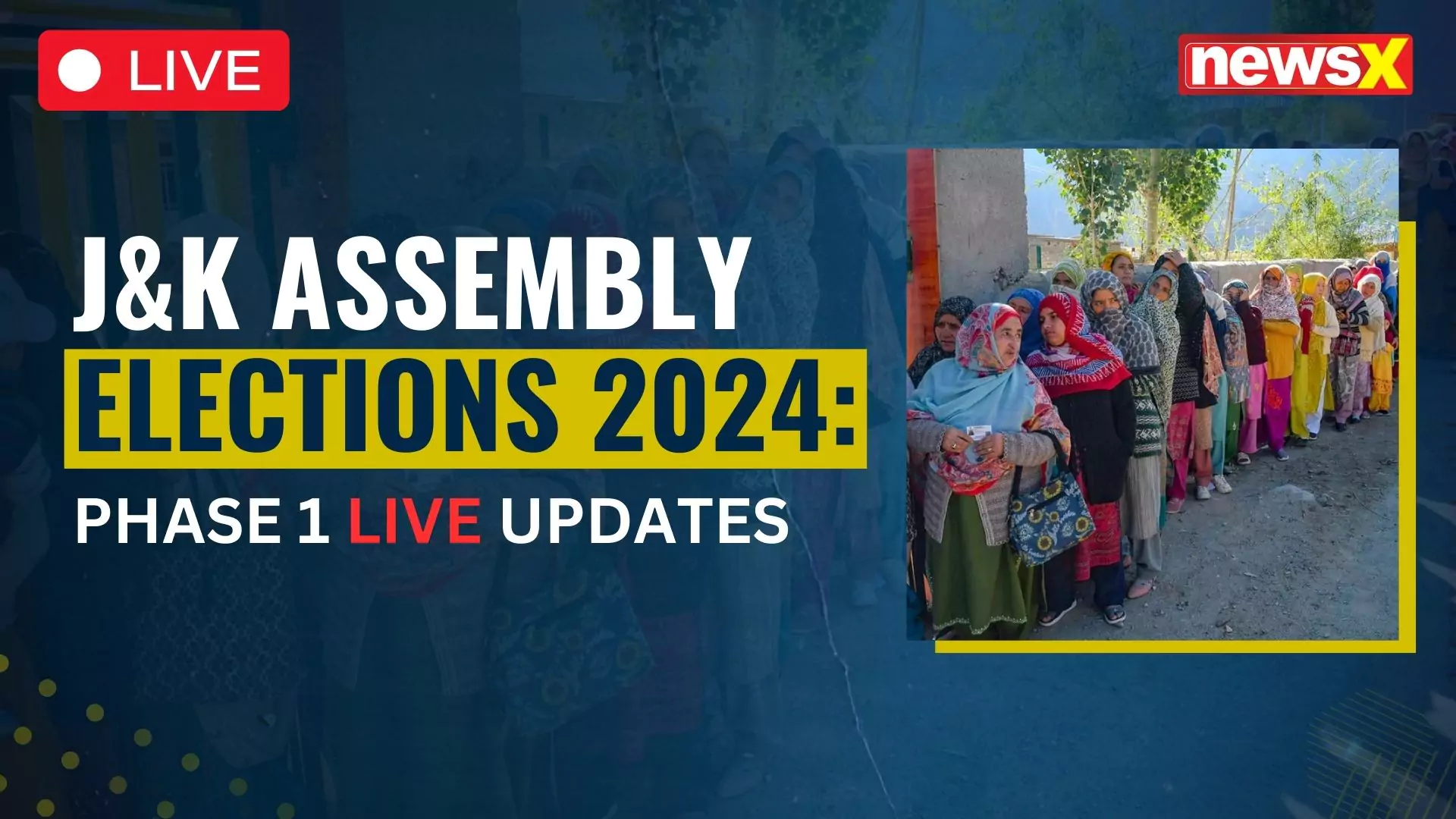 J&K Assembly Elections Phase 1 Live Updates