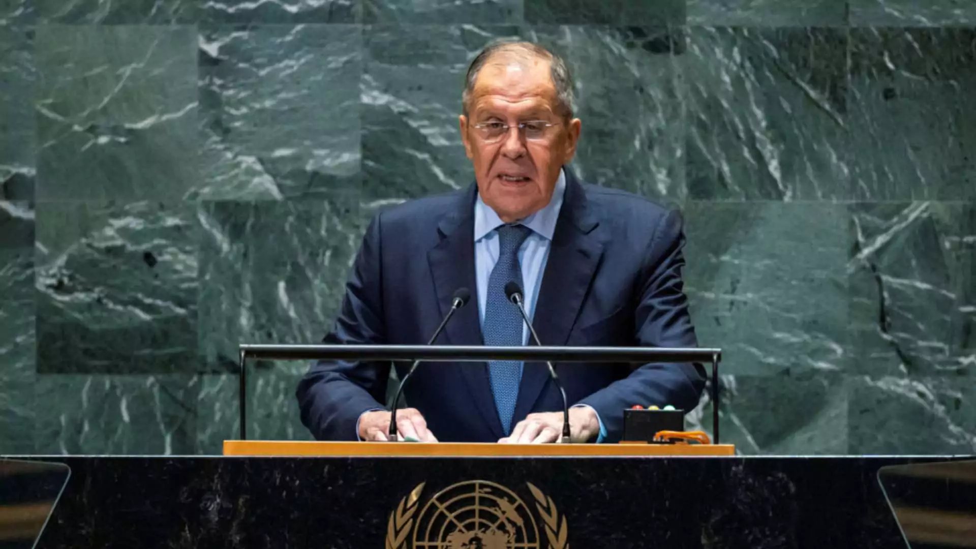 Lavrov Urges Caution on Nuclear Confrontation in UN Assembly Address