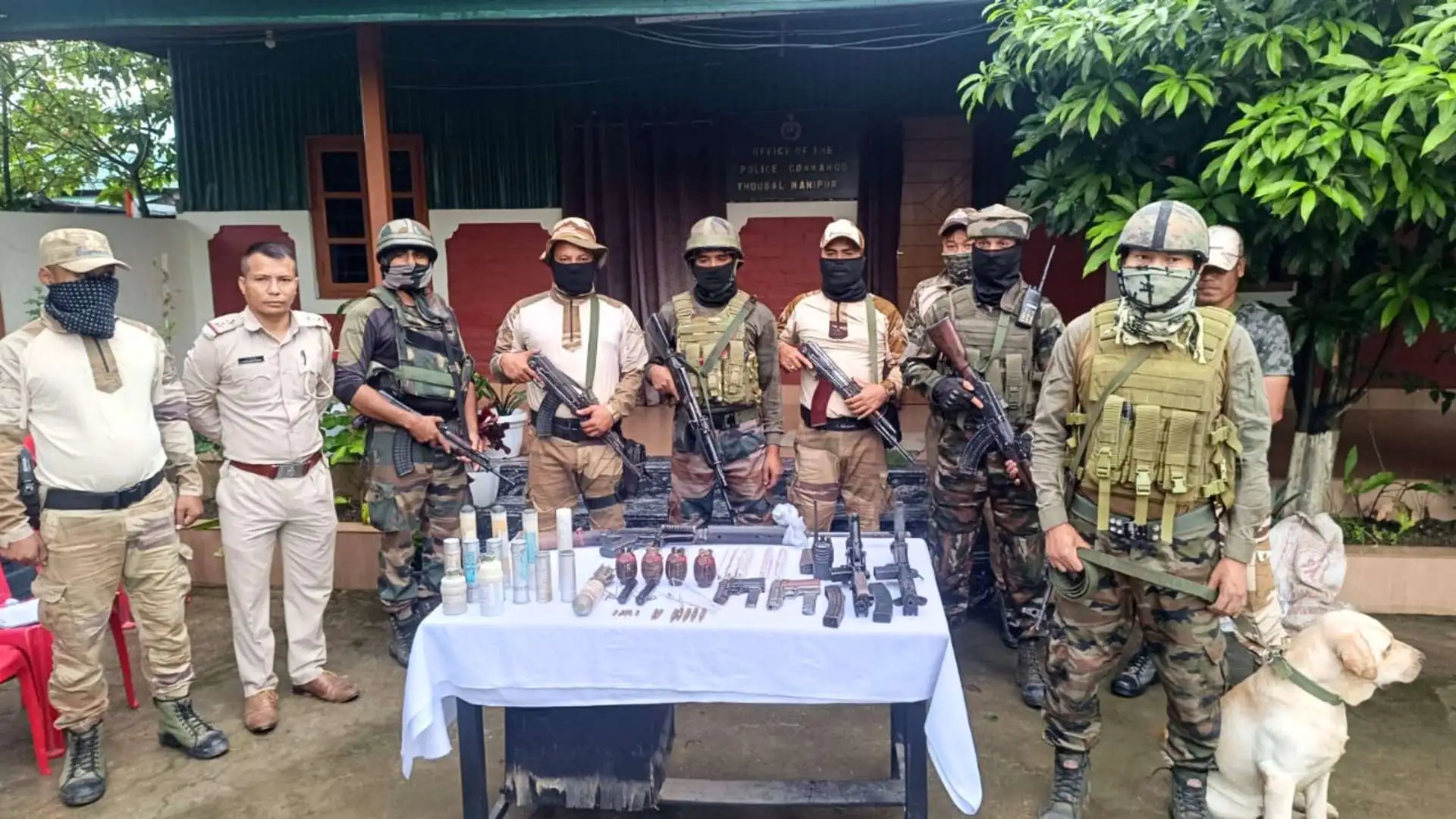 Security Forces Seize Major Arms Cache In Manipur Search Operations