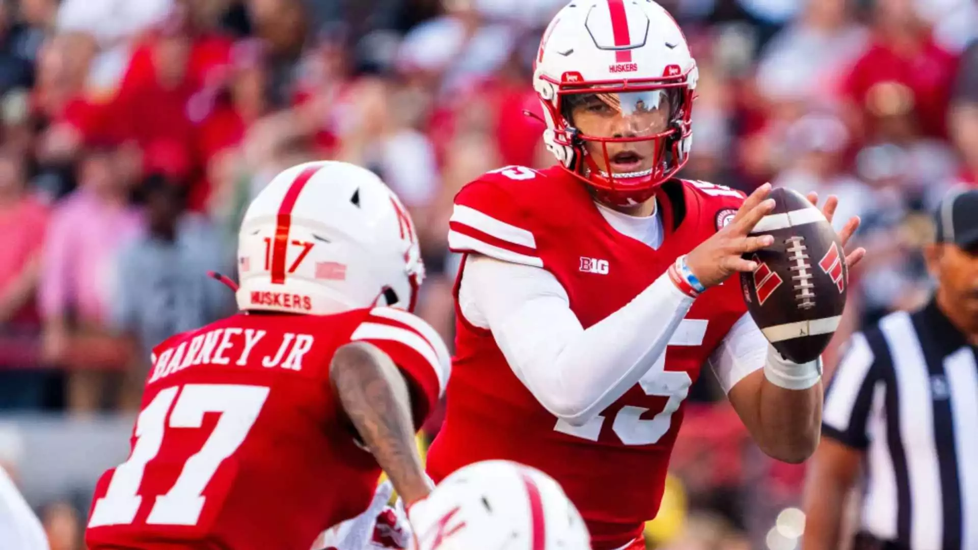 Nebraska Dominates Colorado in First Half, Huskers Lead 28-0 at Halftime