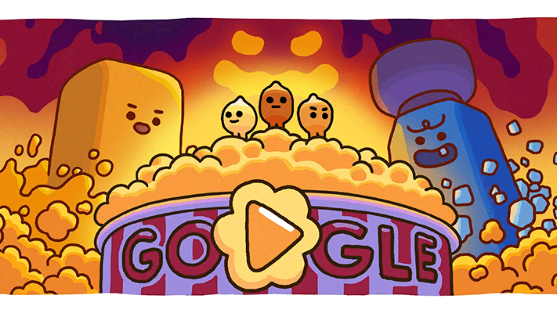 Google Doodle Celebrates Popcorns, With a Fun Game