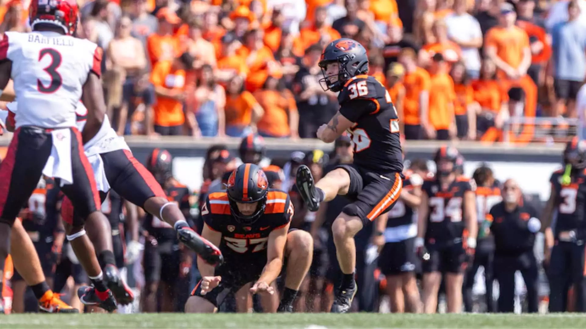 Atticus Sappington’s Last-Second Field Goal Lifts No. 7 Oregon Over Boise State in Thrilling 37-34 Win