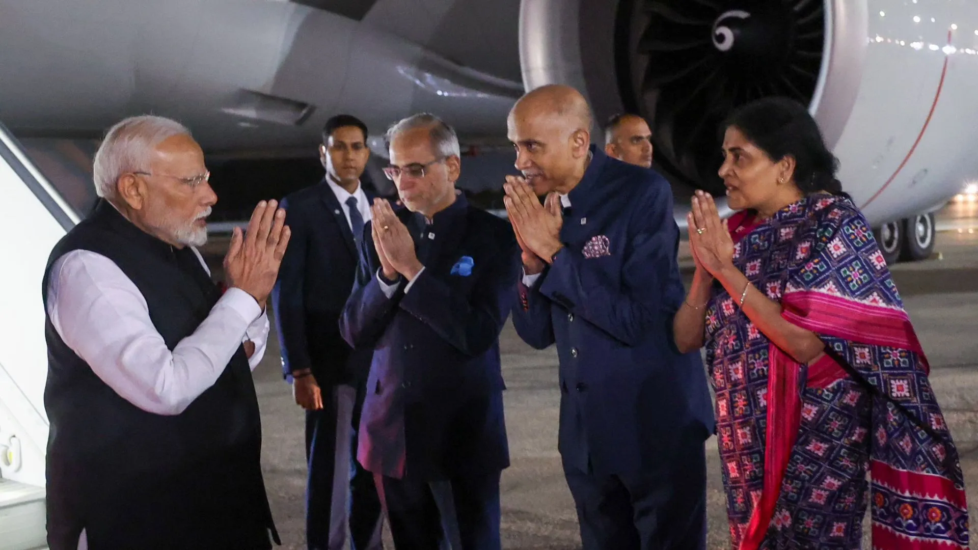 PM Modi Arrives In New York For Summit Of Future