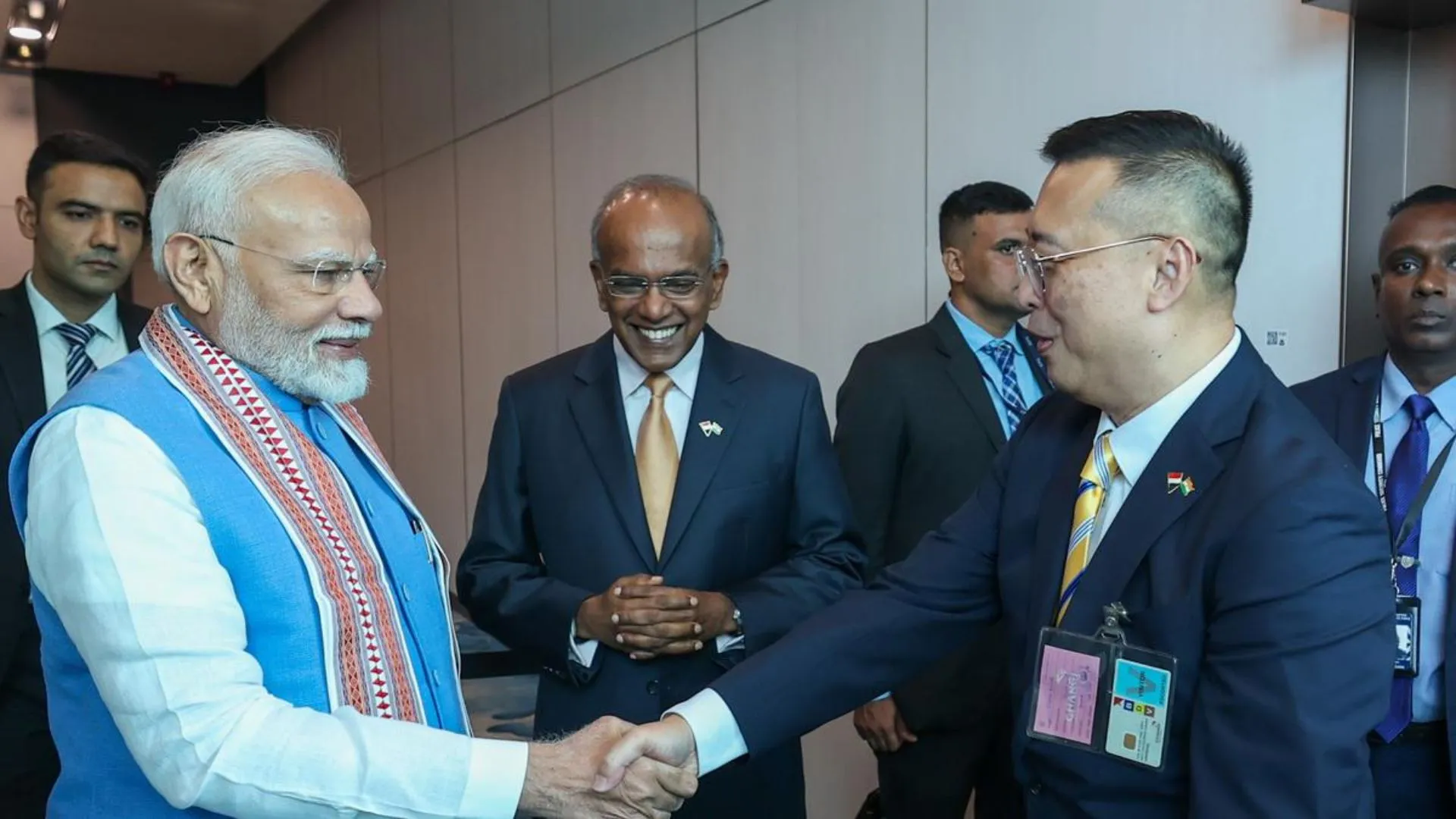 PM Modi Lands In Singapore For Two-Day Visit