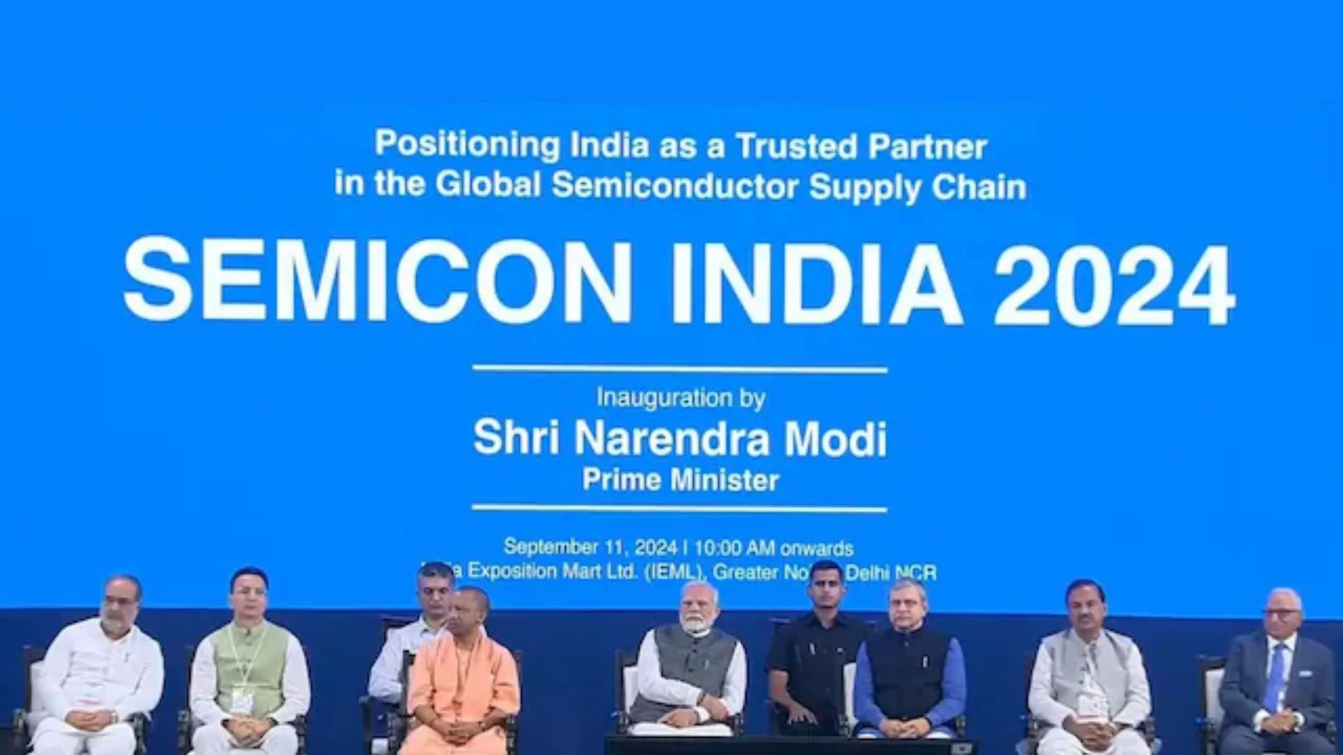 PM Modi Inaugurates Semicon 2024 In Greater Noida