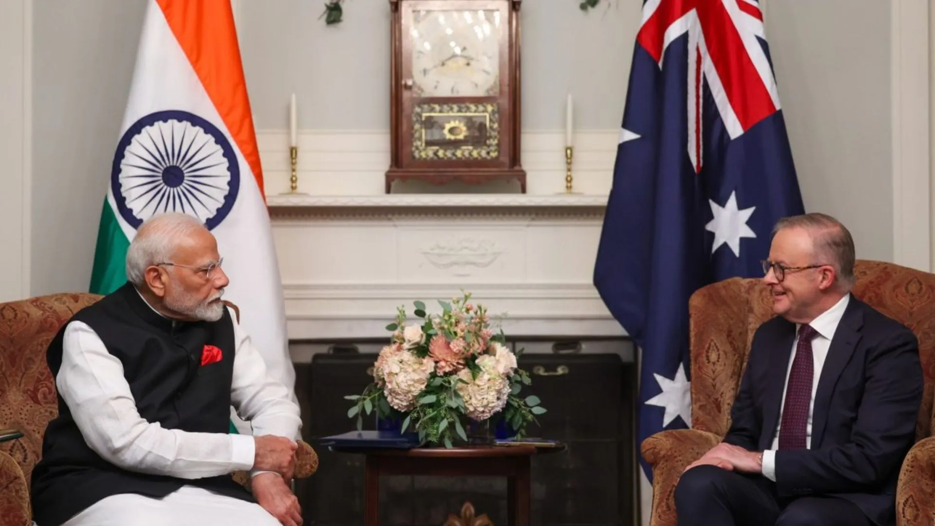 PM Modi Holds Bilateral Meet With Australian Counterpart Antony Albanese