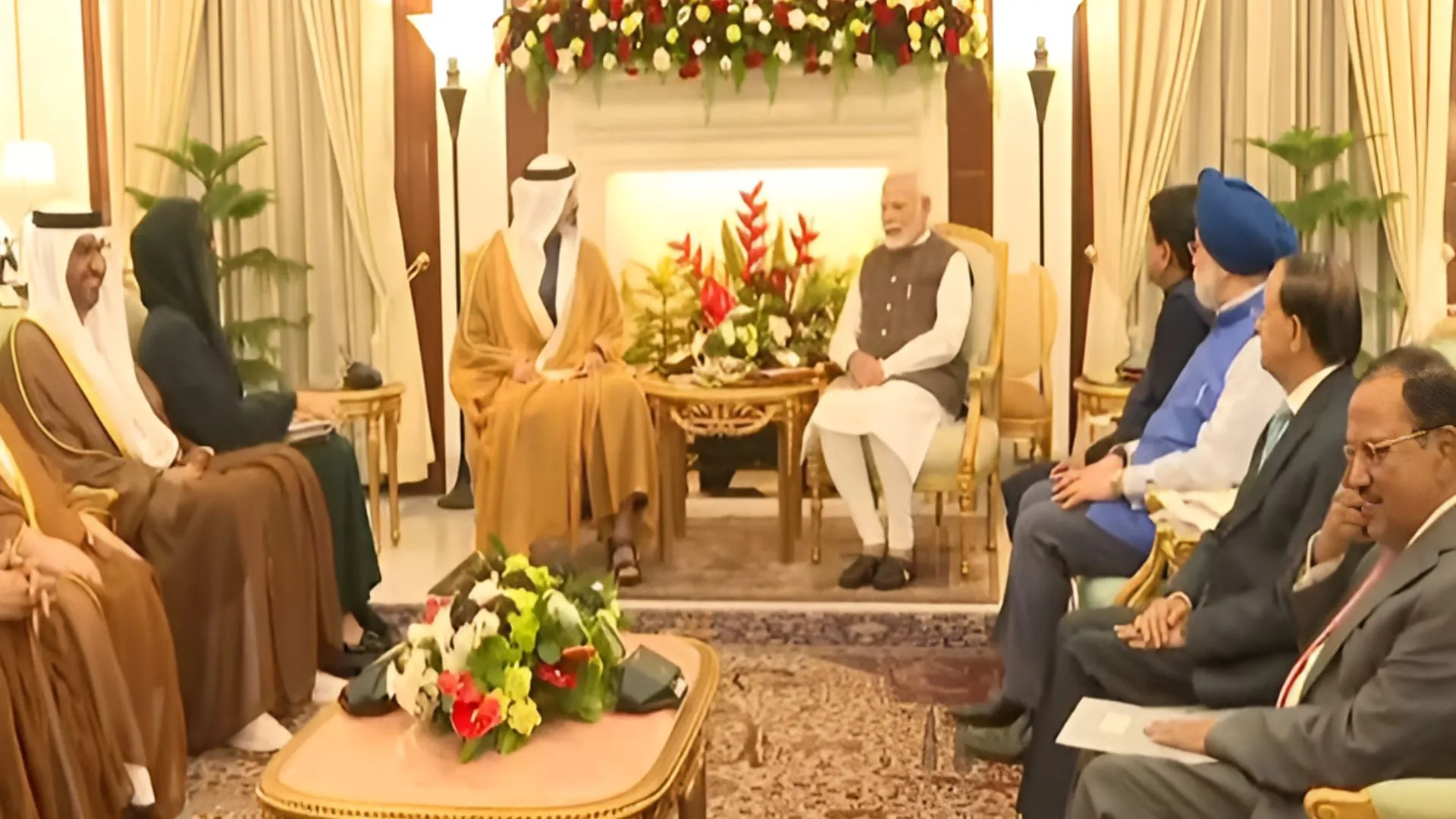 PM Modi And Abu Dhabi Crown Prince Discuss Bilateral Ties In New Delhi Meeting