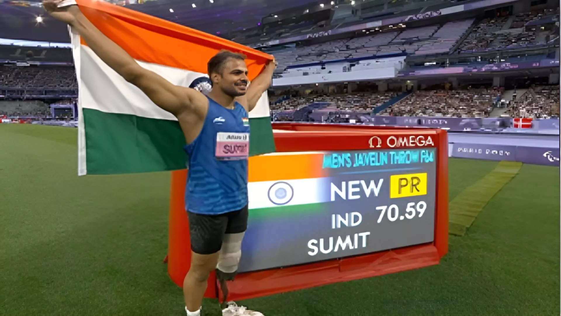 Sumit Antil Strikes Gold Again; Sets New Paralympics Record In Javelin