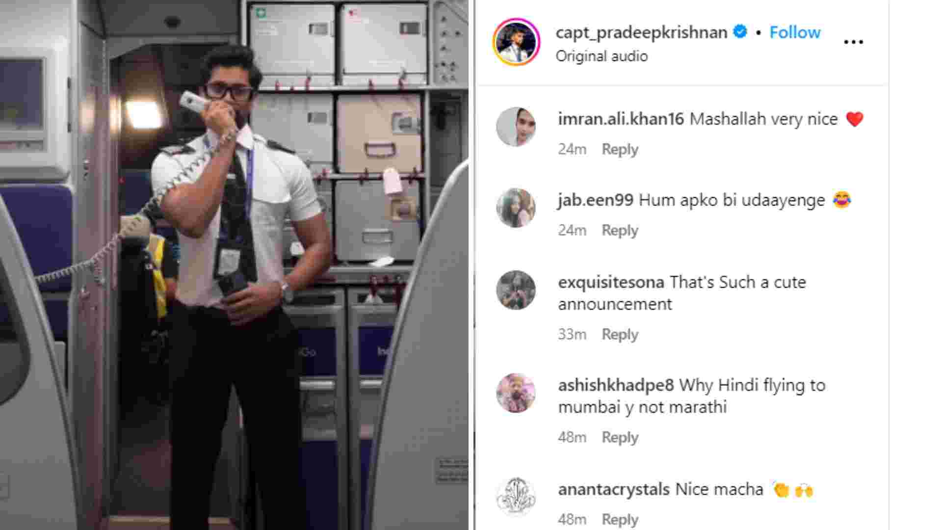 Watch: IndiGo Pilot Charms Passengers With Hindi Announcement, Video Goes Viral