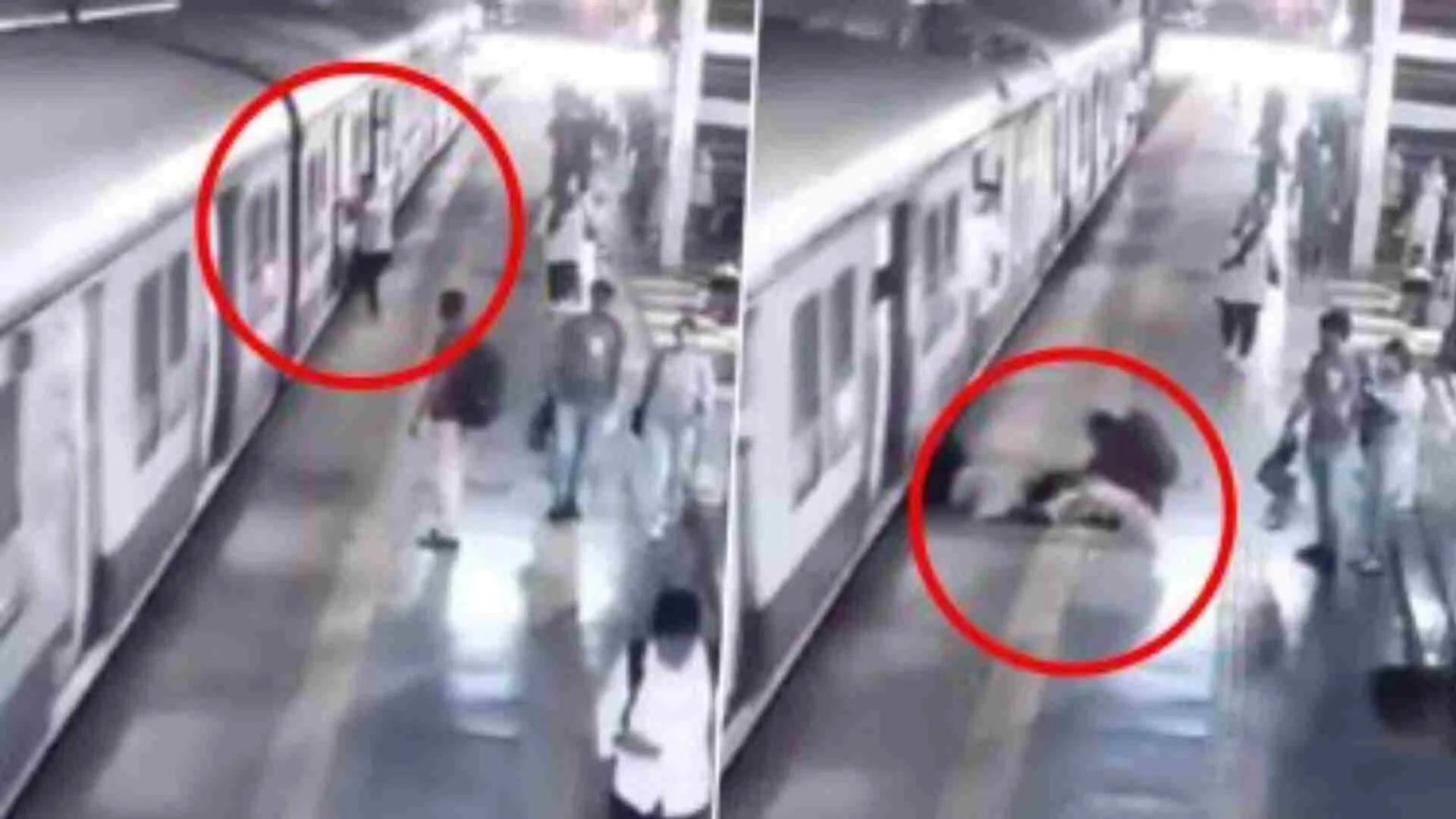 Watch: Heroic Cop Rescues Man From Train Accident At Mumbai Station