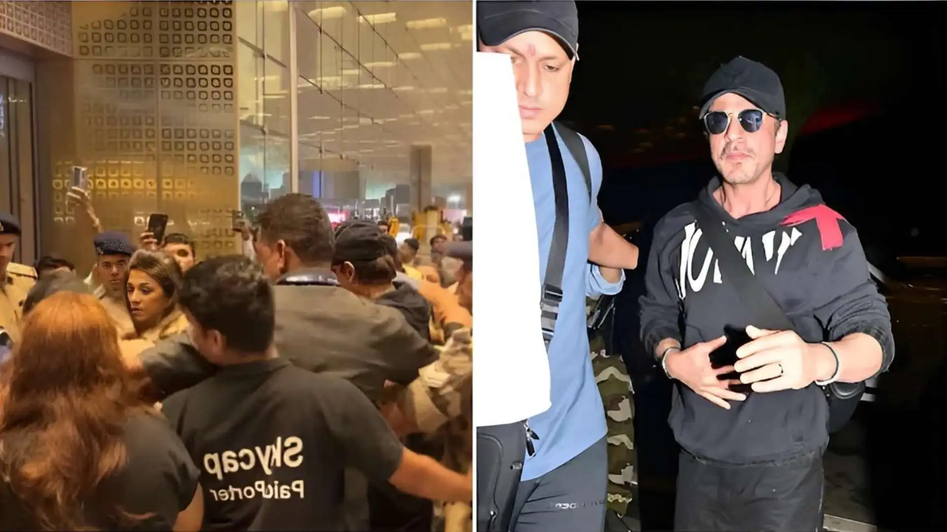 Shah Rukh Khan Mobbed By Enthusiastic Fans At Mumbai Airport