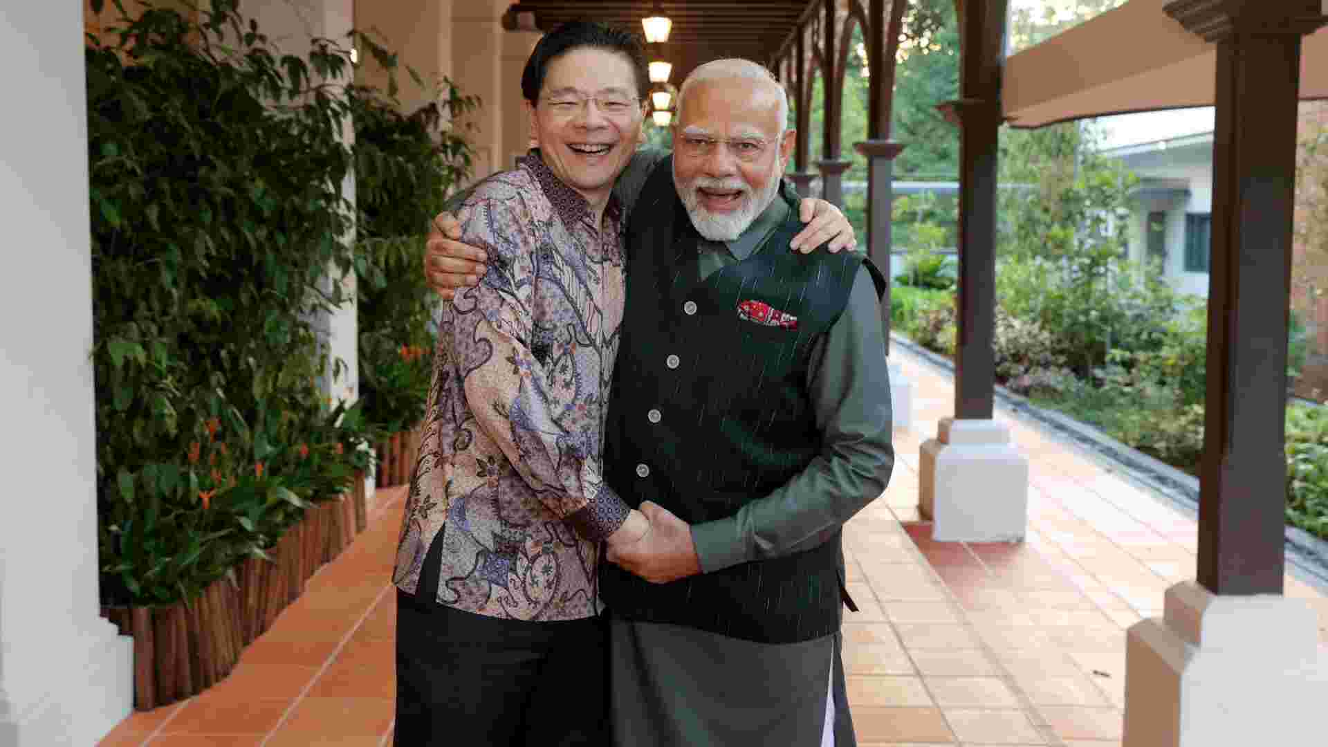 Singapore PM Lawrence Wong Hosts PM Modi for Private Dinner