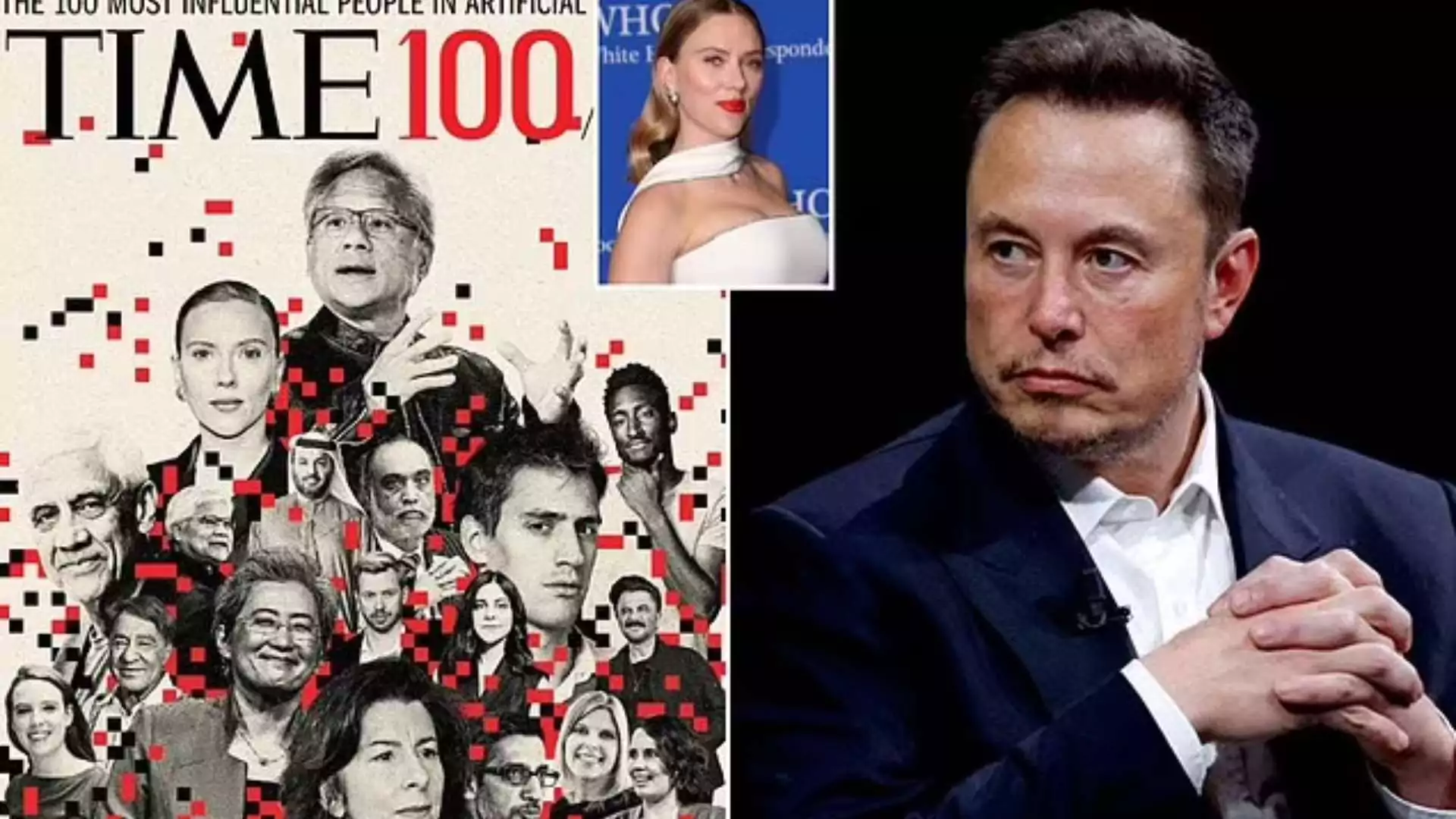 Scarlett Johansson vs. Elon Musk: TIME Magazine’s AI Influencers List Ignites Debate