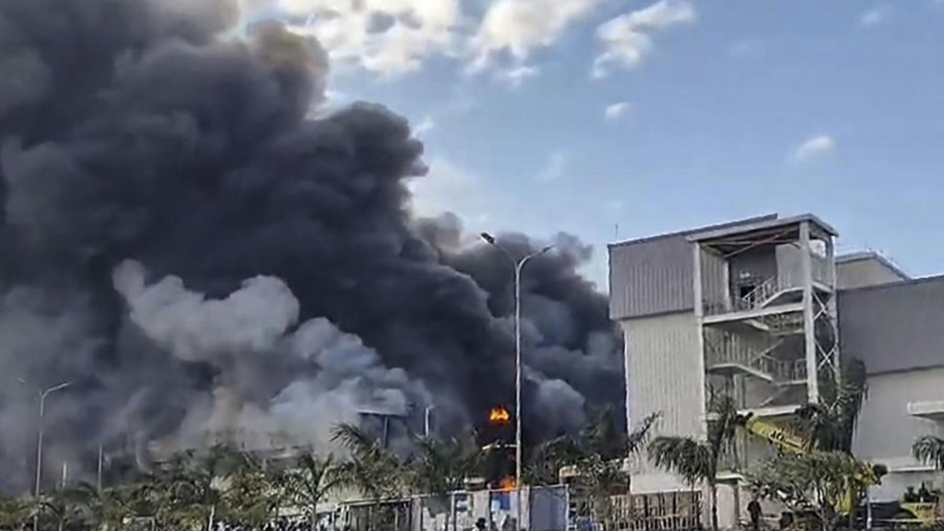 Fire Erupts At Tata Electronics Factory In Hosur