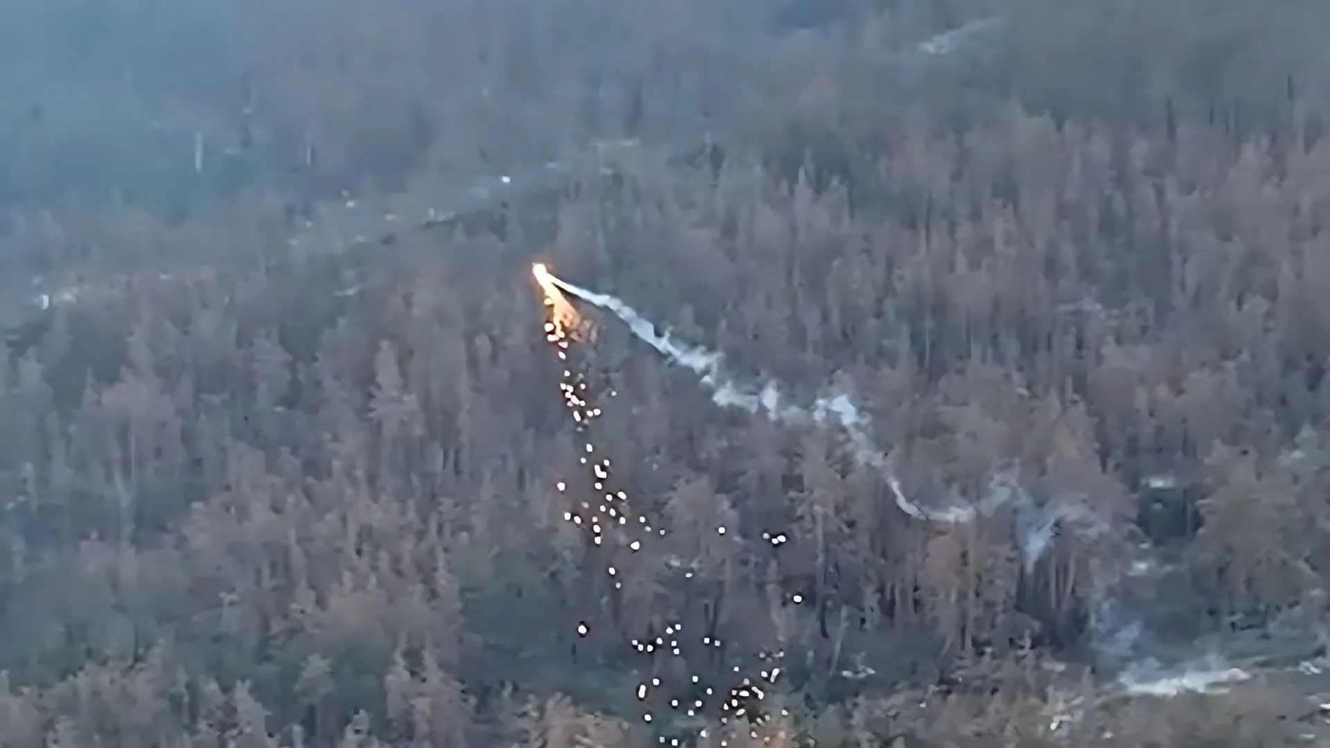 Watch: Ukraine’s ‘Dragon Drone’ Bombards Russian Positions With Molten Metal