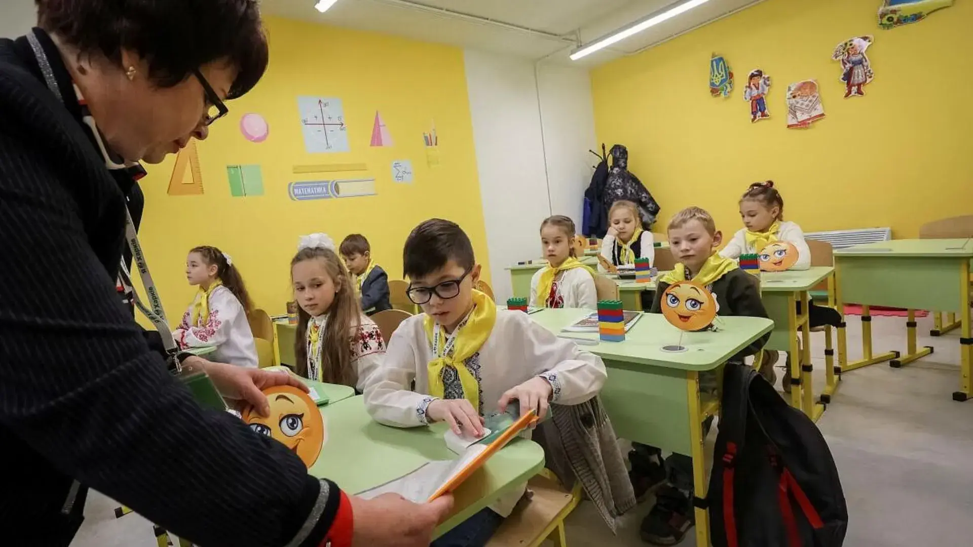 First Day Of School In Ukraine: Underground Classroom Amid Russian Strikes