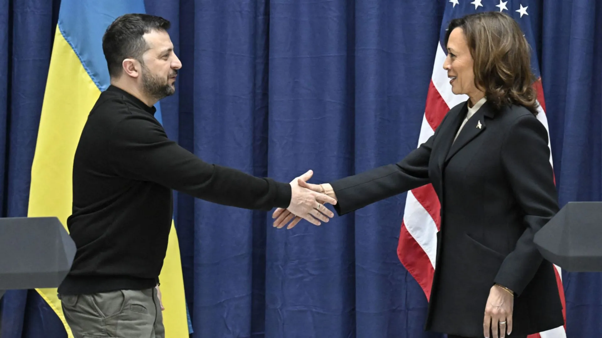 Harris Criticizes Trump’s ‘Surrender’ Proposals Amid Zelenskyy’s Visit