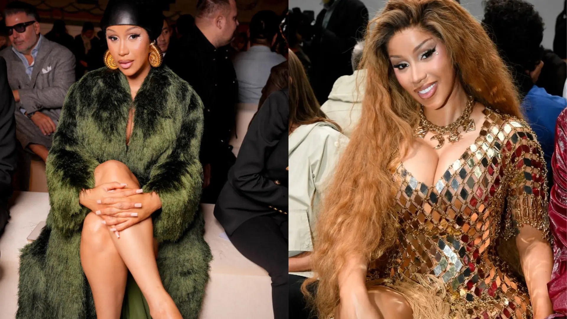 Paris Fashion Week: Cardi B’s Golden Comeback Just 18 Days After Delivery