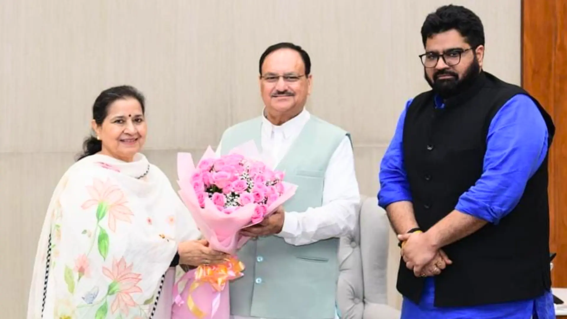 Shakti Rani Sharma Meets BJP President J.P Nadda, Days After Induction Into The BJP