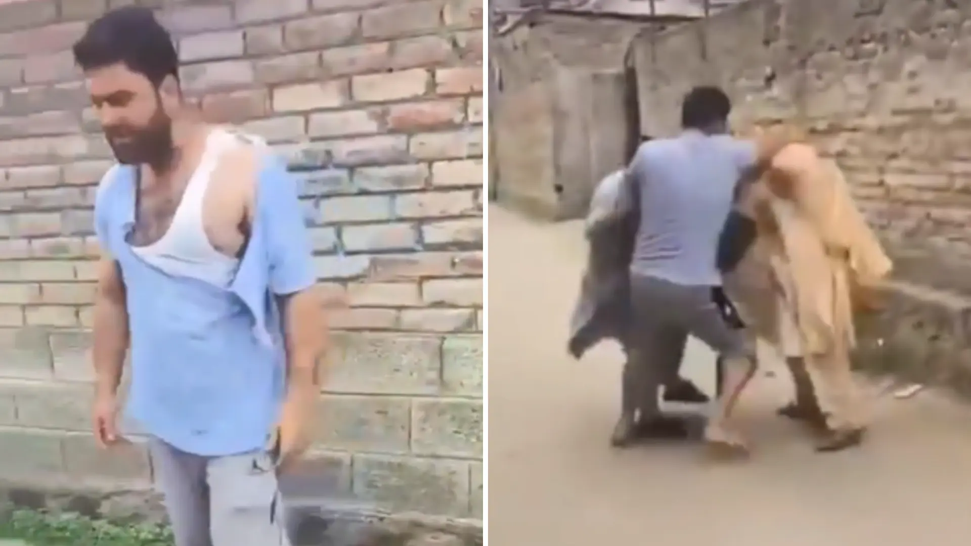 WATCH: Son Beats His Parents With Footwear In The Middle Of A Street, Gets Booked