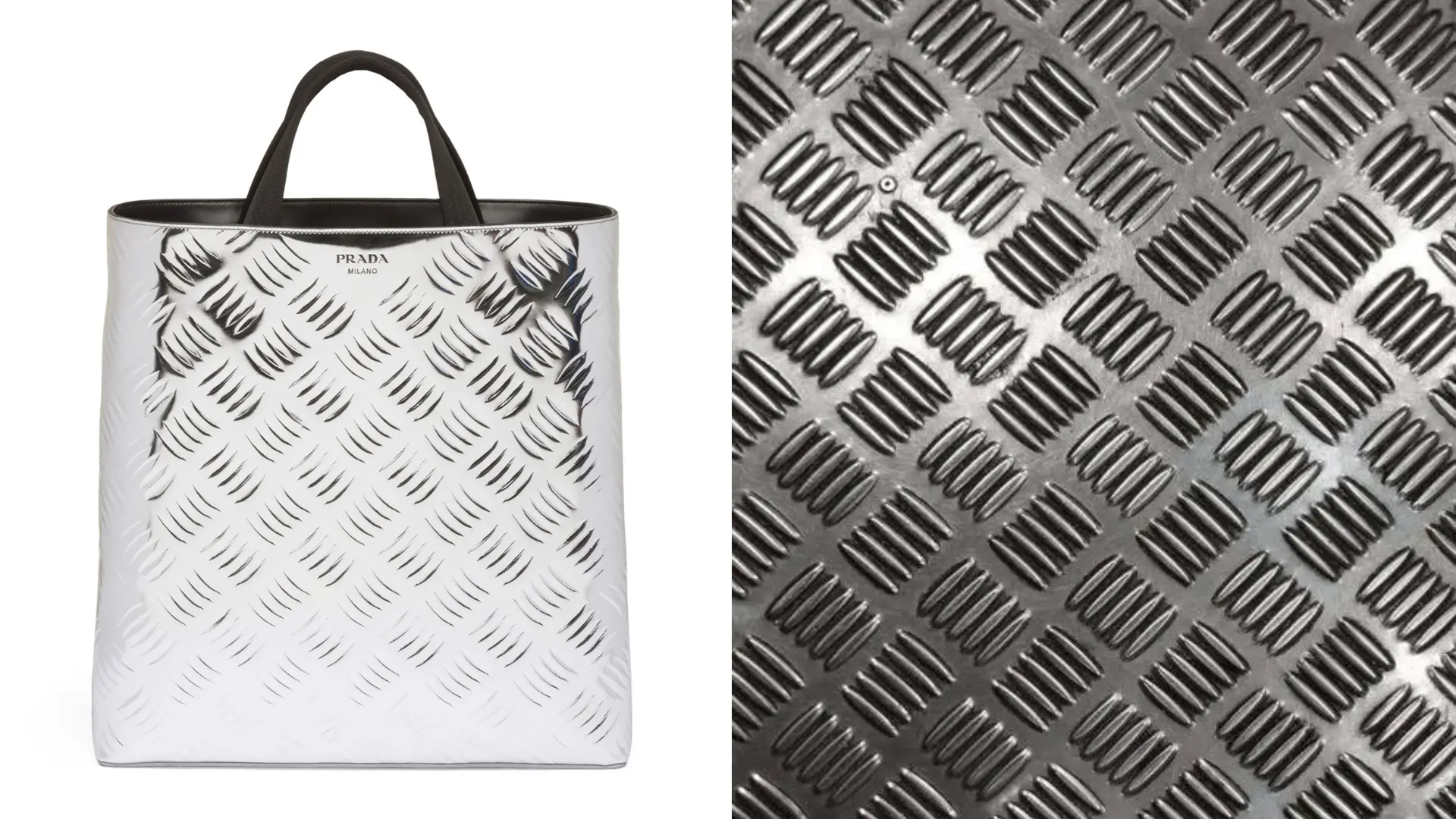 Prada Launches Metallic Tote Bag For Men Worth Rs 2.5 Lakhs, Internet Calls It, ‘Train Toilet Floor’