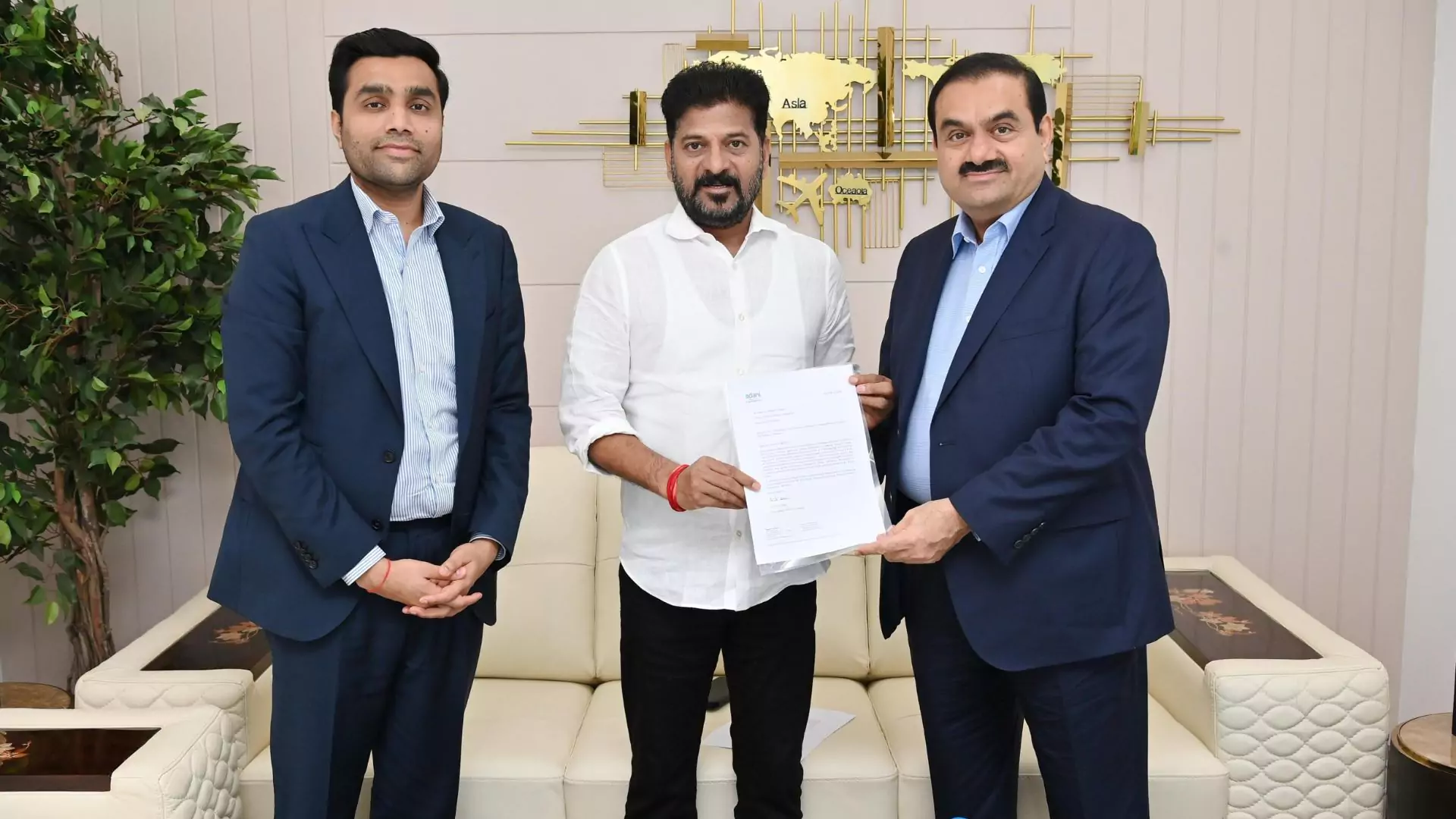 Adani Foundation Donates Rs 100 Crore To Telangana For Young India Skills University