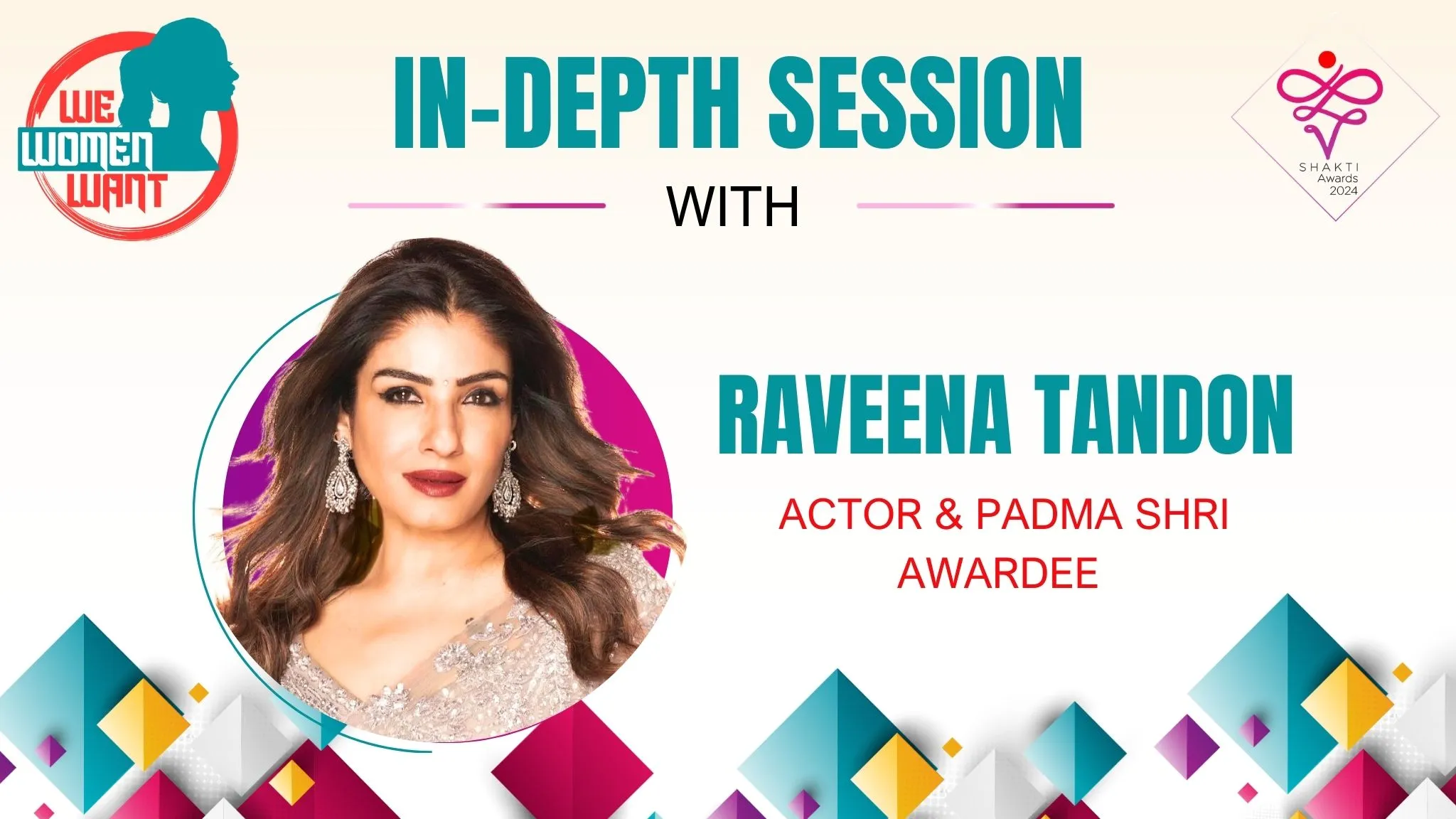 Celebrating ‘Shakti’: Raveena Tandon’s Powerful Message For Women| We Women Want Festival And Awards 2024