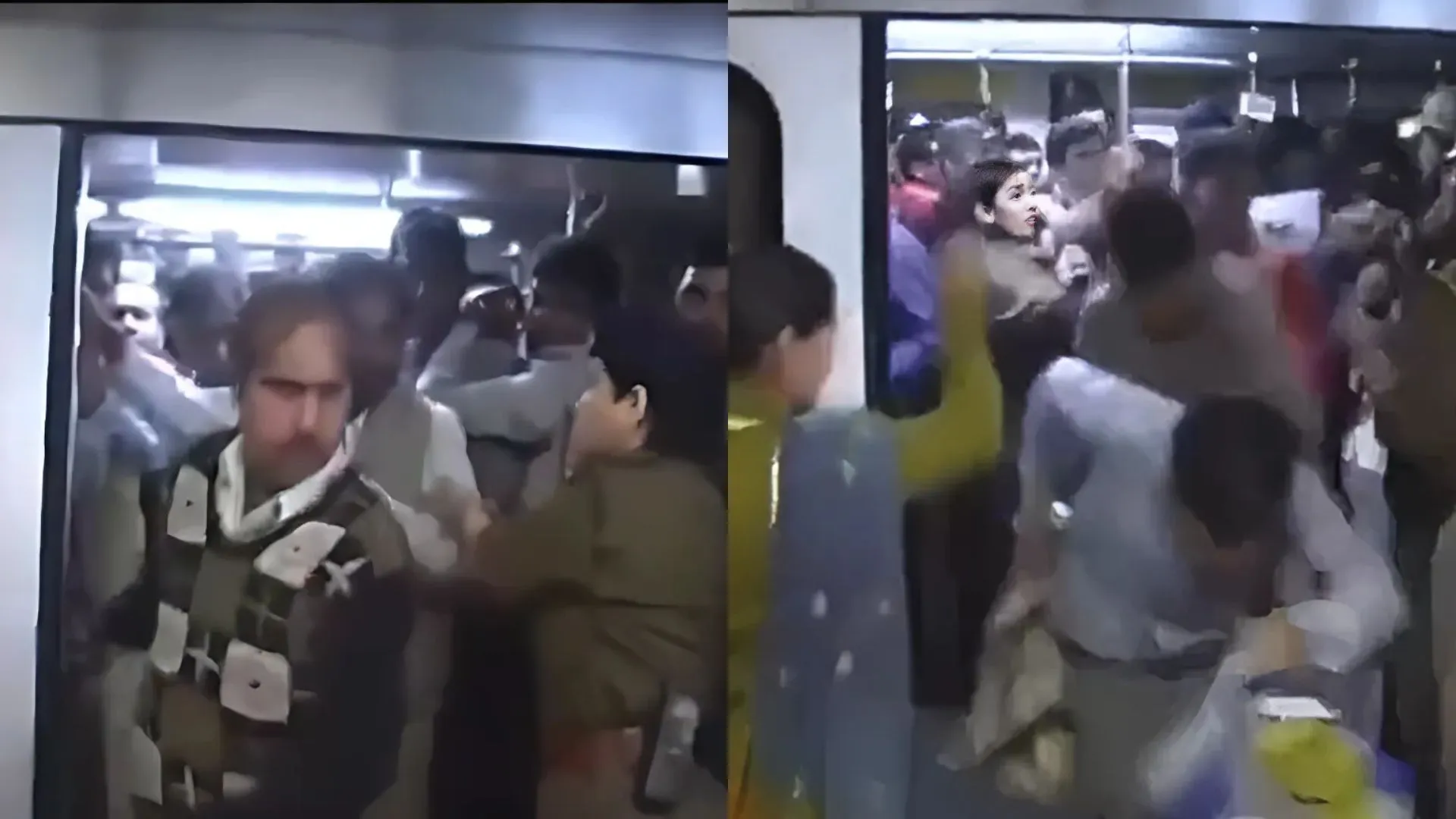 Men Refuse To Leave Women’s Coach, Slapped By Cop In Delhi Metro – Watch Video