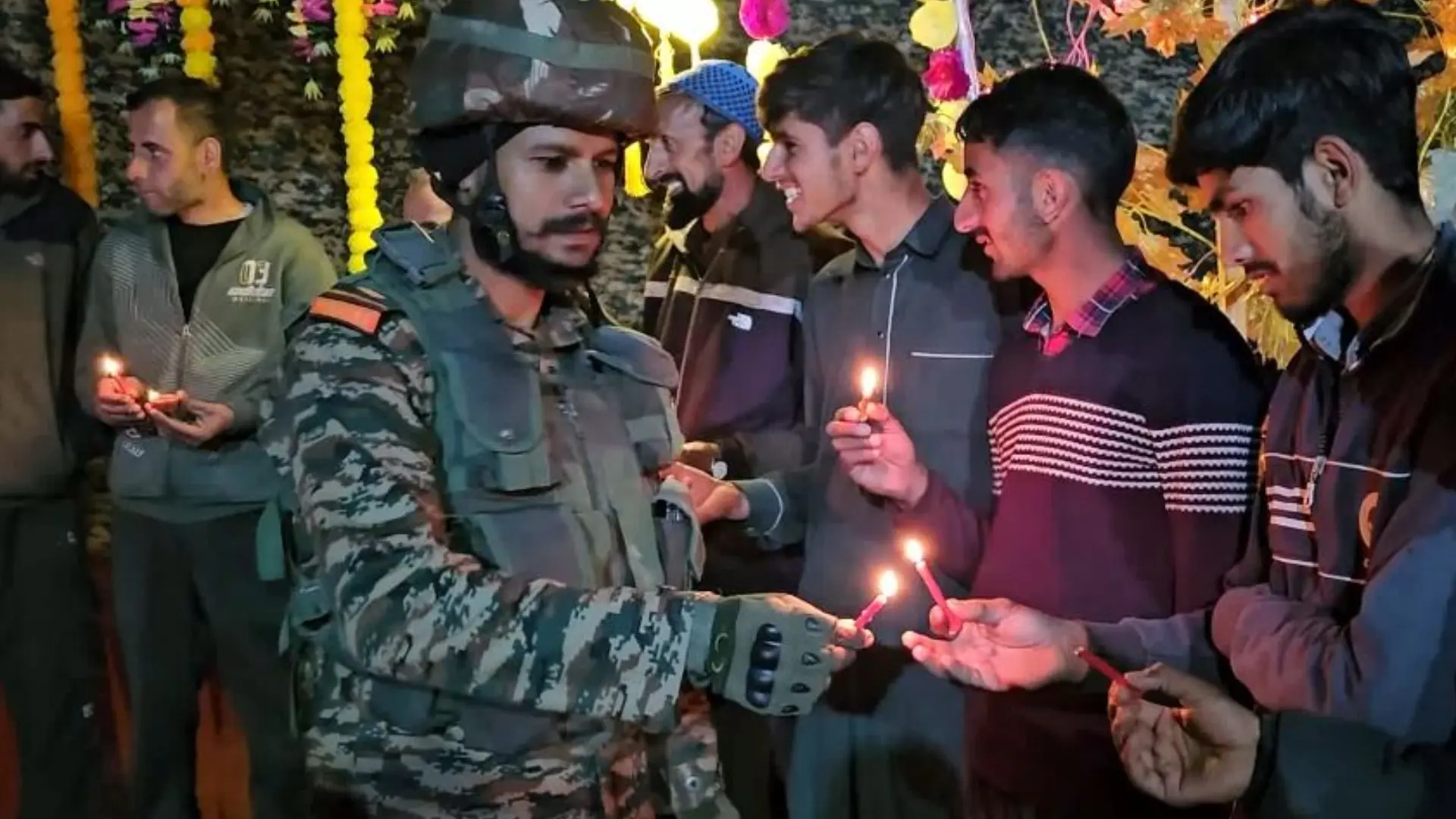 Indian Jawans Celebrate Diwali In Uri In Baramullah Sector Of LOC