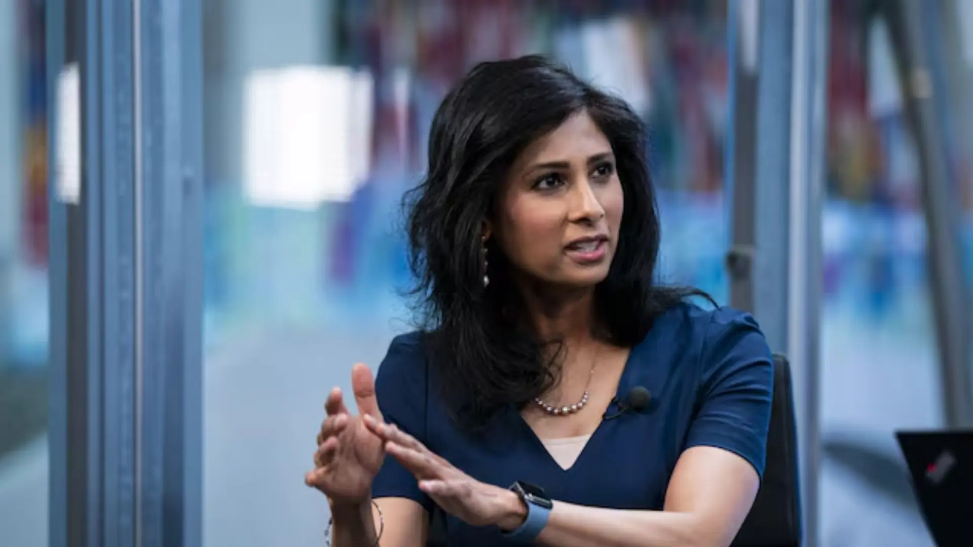 IMF’s Gita Gopinath Warns ‘Potential’ Global Trade War Could Slash World Economy by 7%