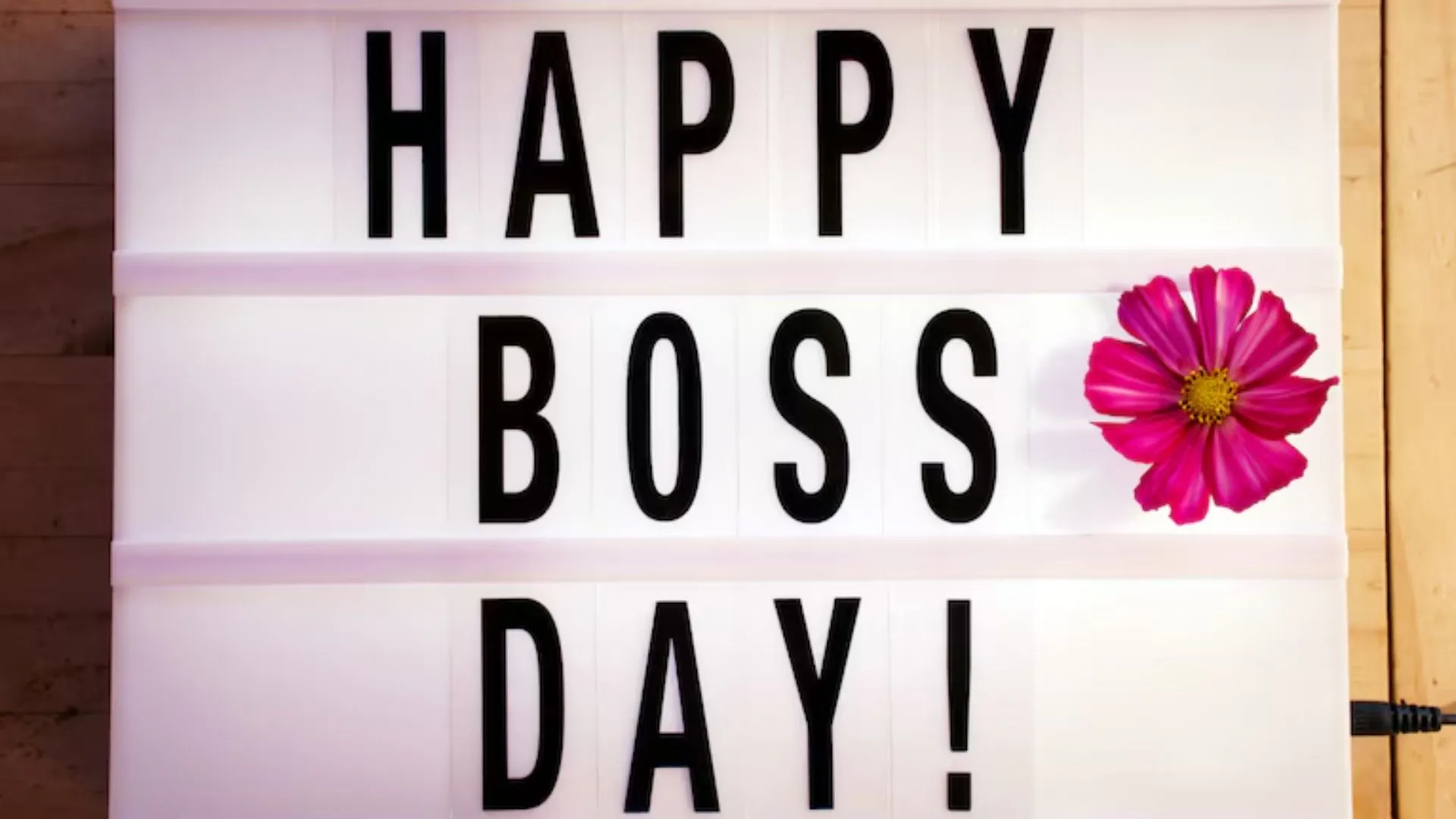 Happy Boss' Day 2024 Express Your Gratitude With The Best Wishes