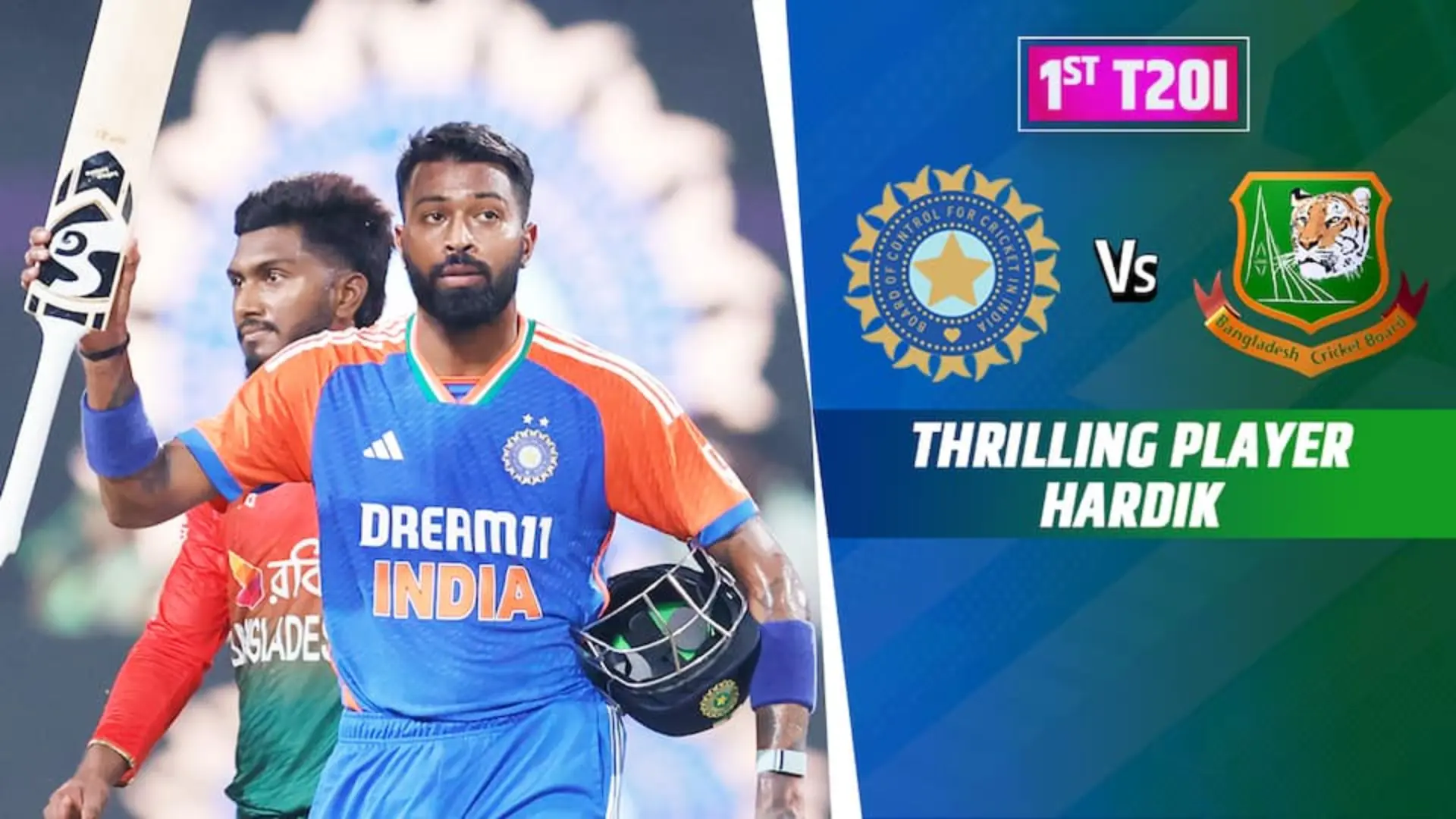 Hardik Pandya Edges Past Kohli in India vs Bangladesh T20 Match