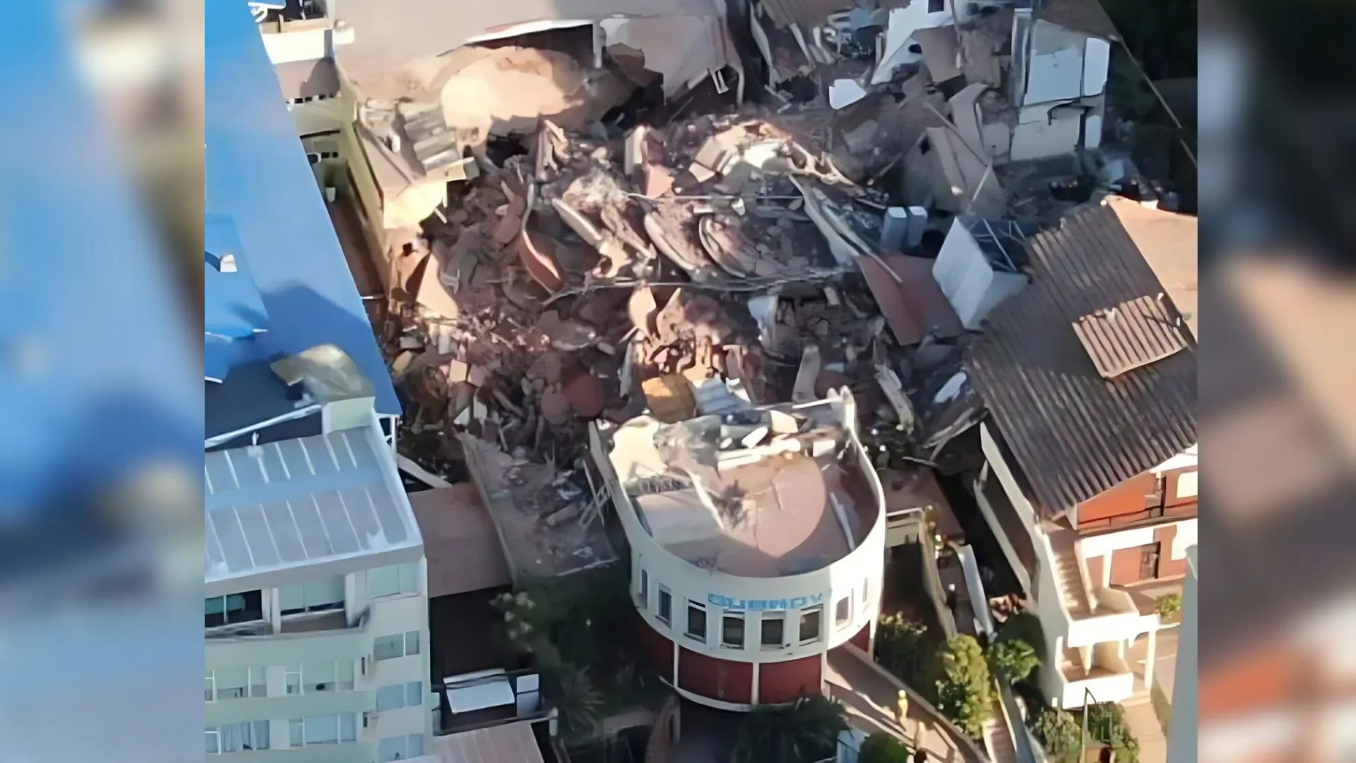 10-Storey Hotel Collapses In Argentina: One Confirmed Dead, Several Still Trapped | VIDEO