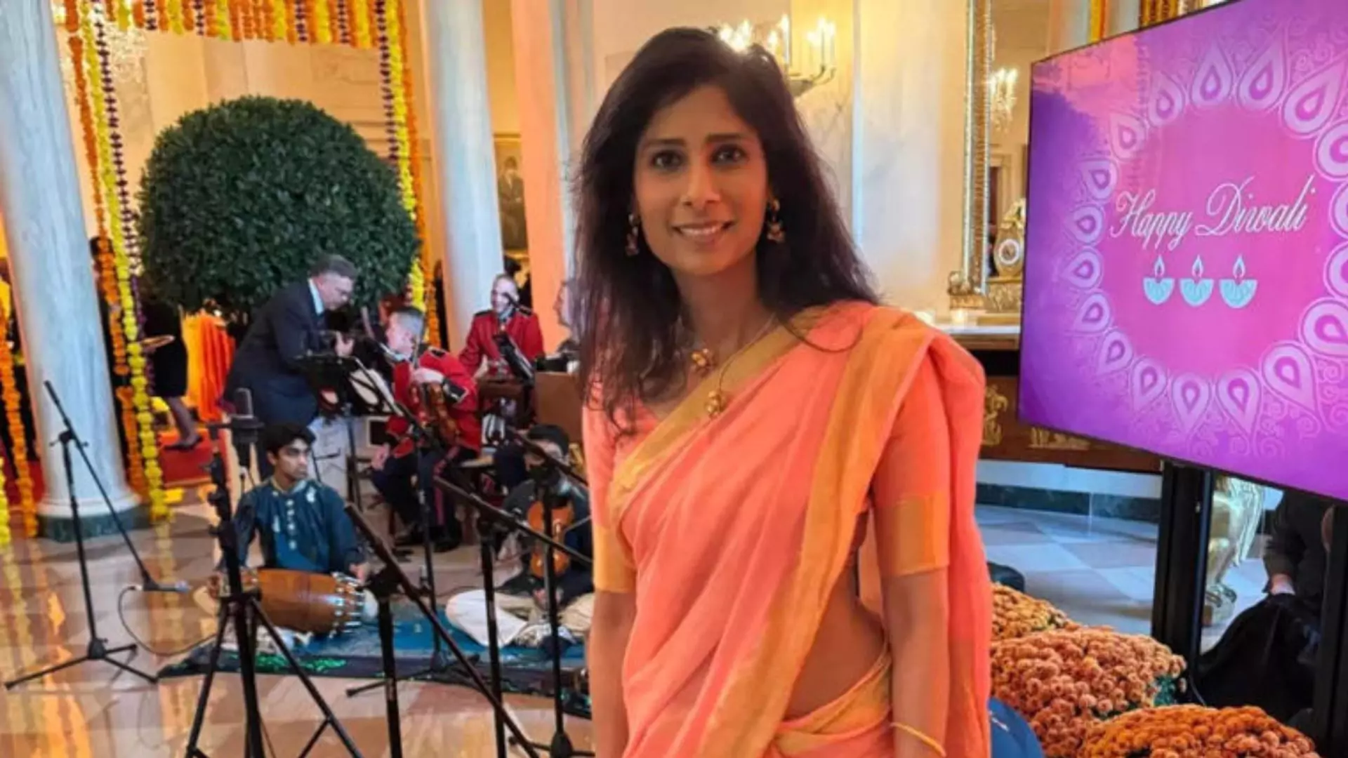 IMF’s Gopinath Highlights White House Band’s Diwali ‘Om Jai Jagdeesh