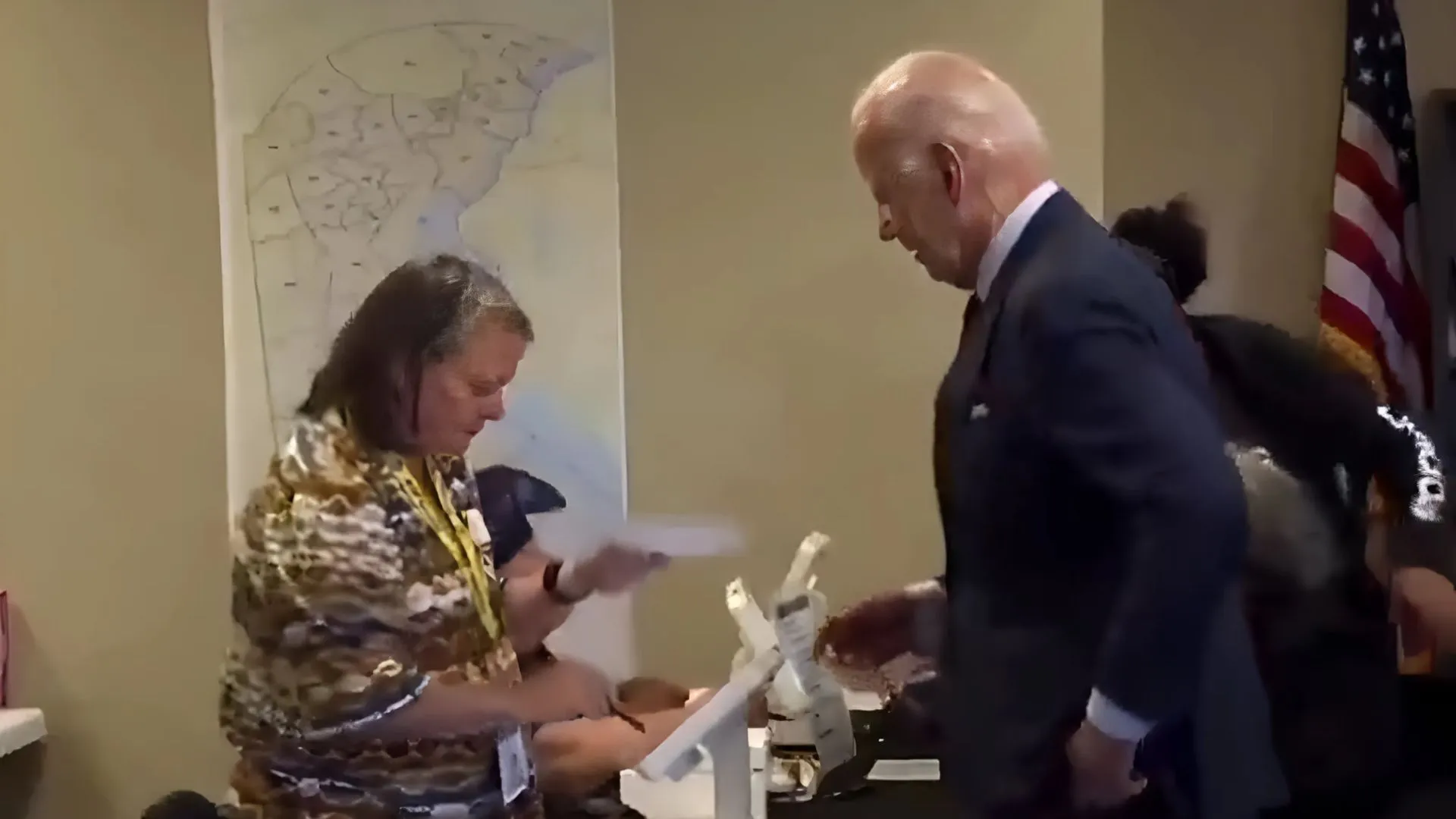 Watch: Joe Biden Casts His Vote For Kamala Harris In Delaware