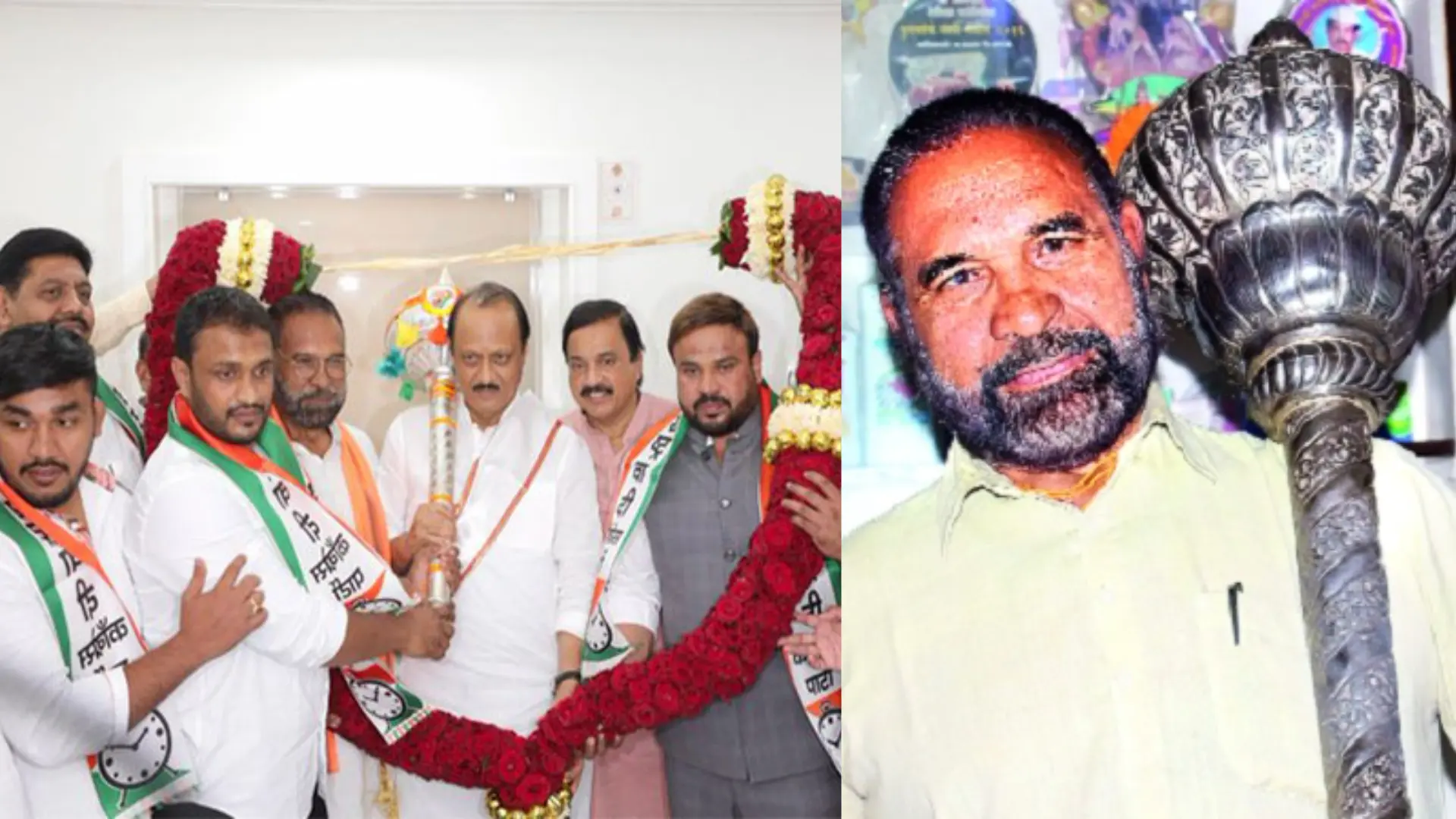 Maharashtra Elections: Wrestler Dinanath Singh Joins Ajit Pawar Led NCP