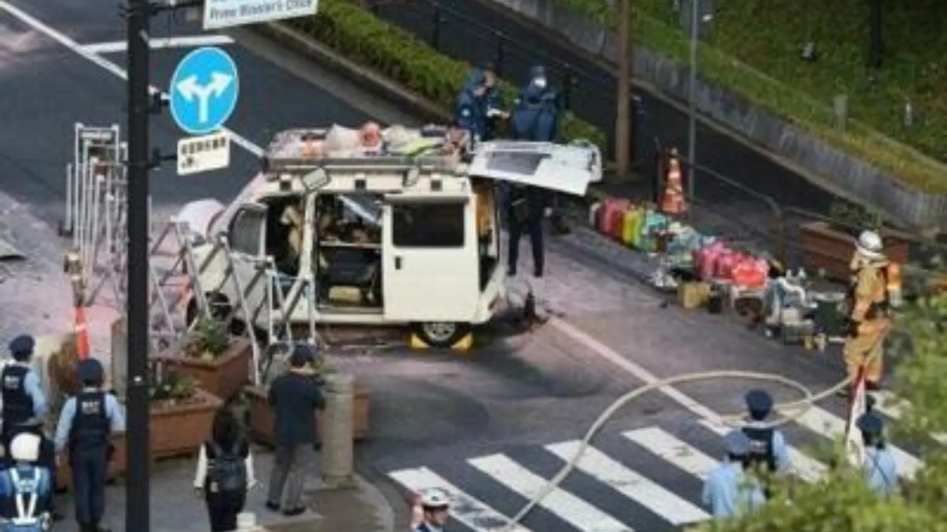 Man Crashes His Car In PM Office, Splashes Cocktail, Detained: Japan