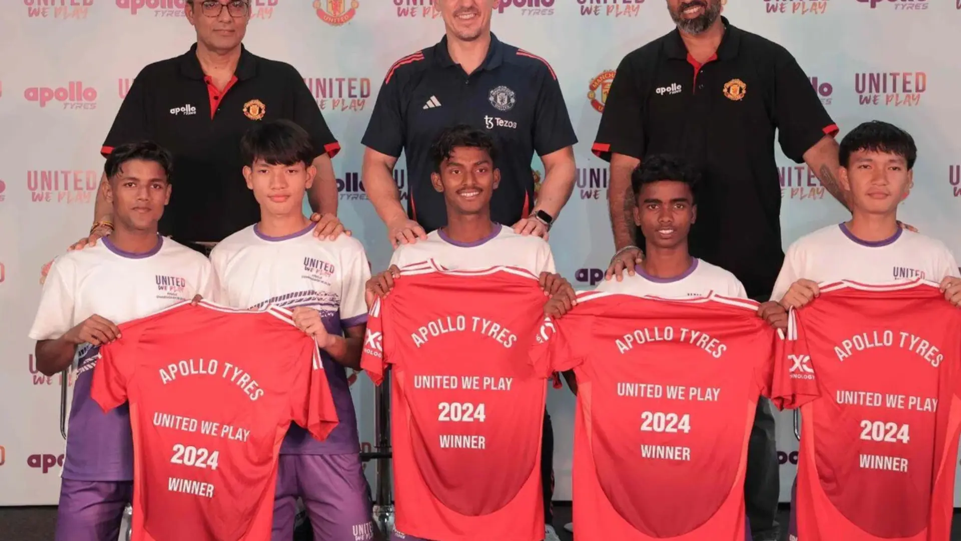 Three Indian Footballers Chosen For A Training Session At Manchester’s Old Trafford.