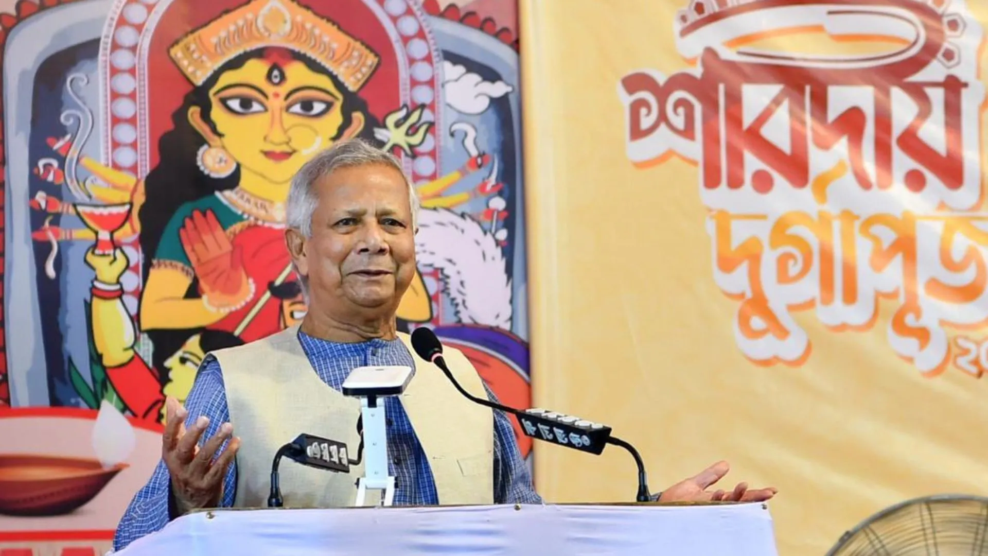 After Pandal Attack, MEA Expresses Concern; Yunus Makes Temple Visit For Outreach