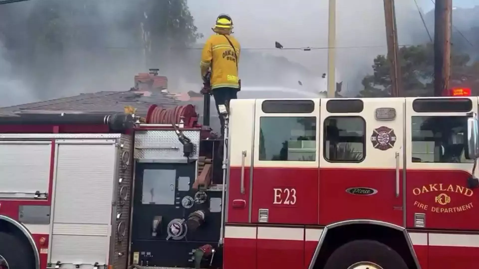 Oakland Hills Fire: Over 80 Firefighters Responding To 5-Alarm Brush Fire