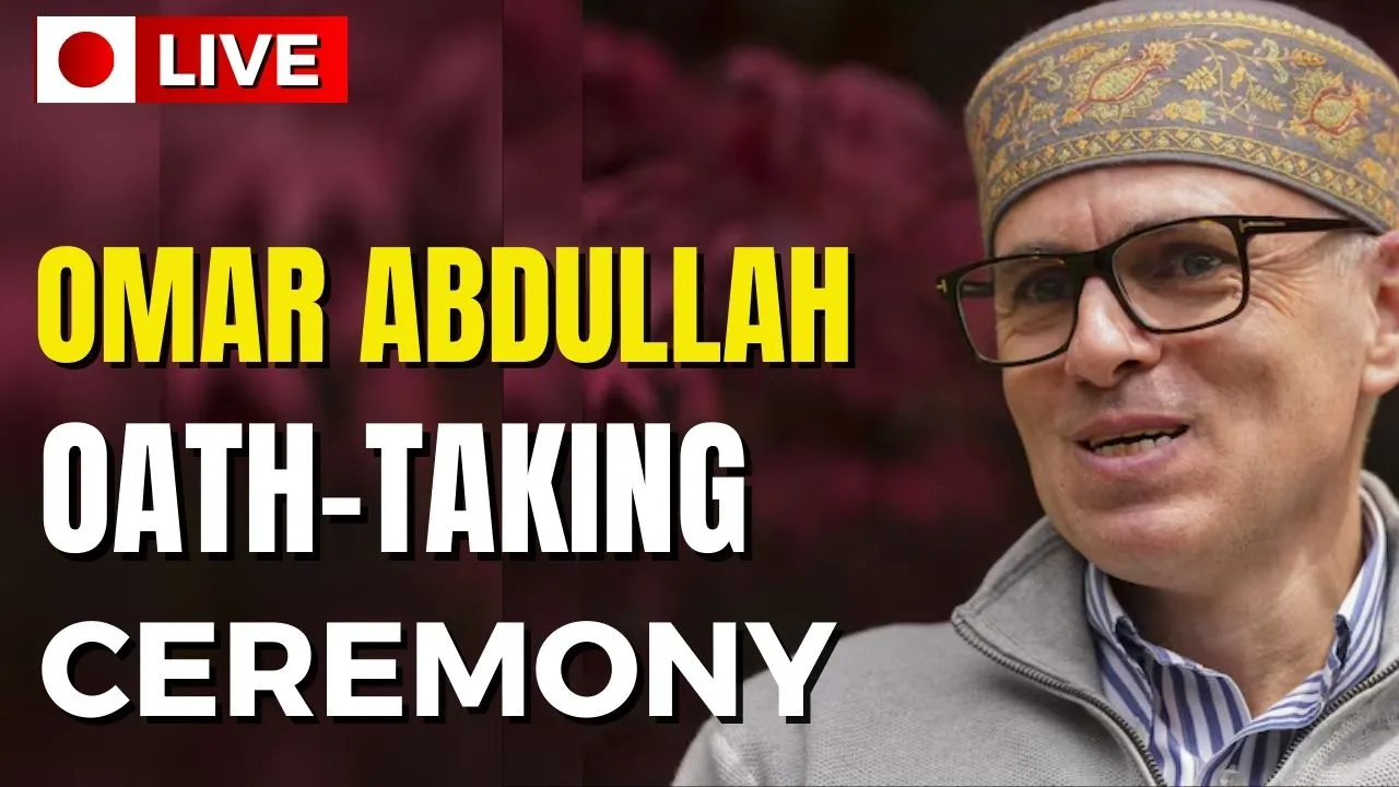 LIVE: Omar Abdullah Becomes Jammu And Kashmir’s CM For The Second Time