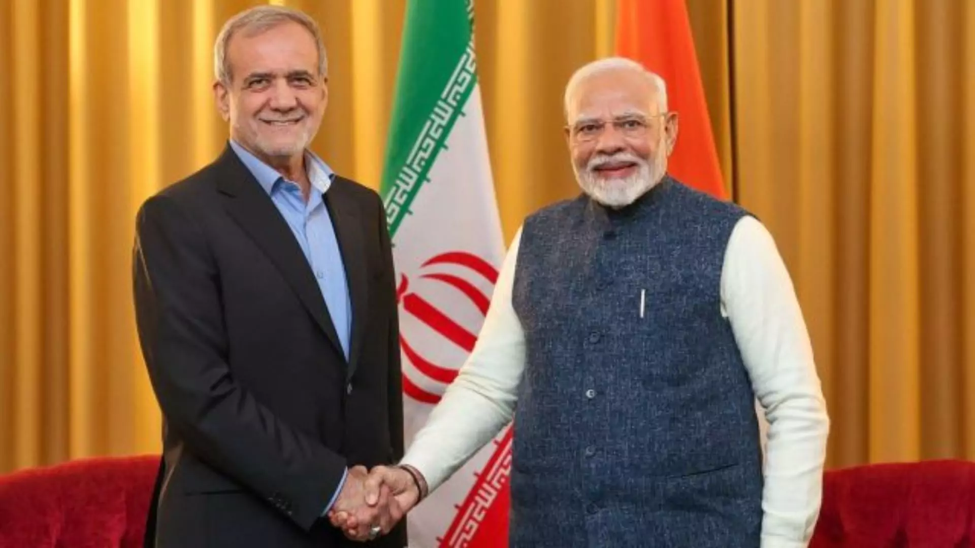 PM Modi, Iranian President Pezeshkian Meet For First Time, Discuss India’s Role In Resolving Middle East Tension