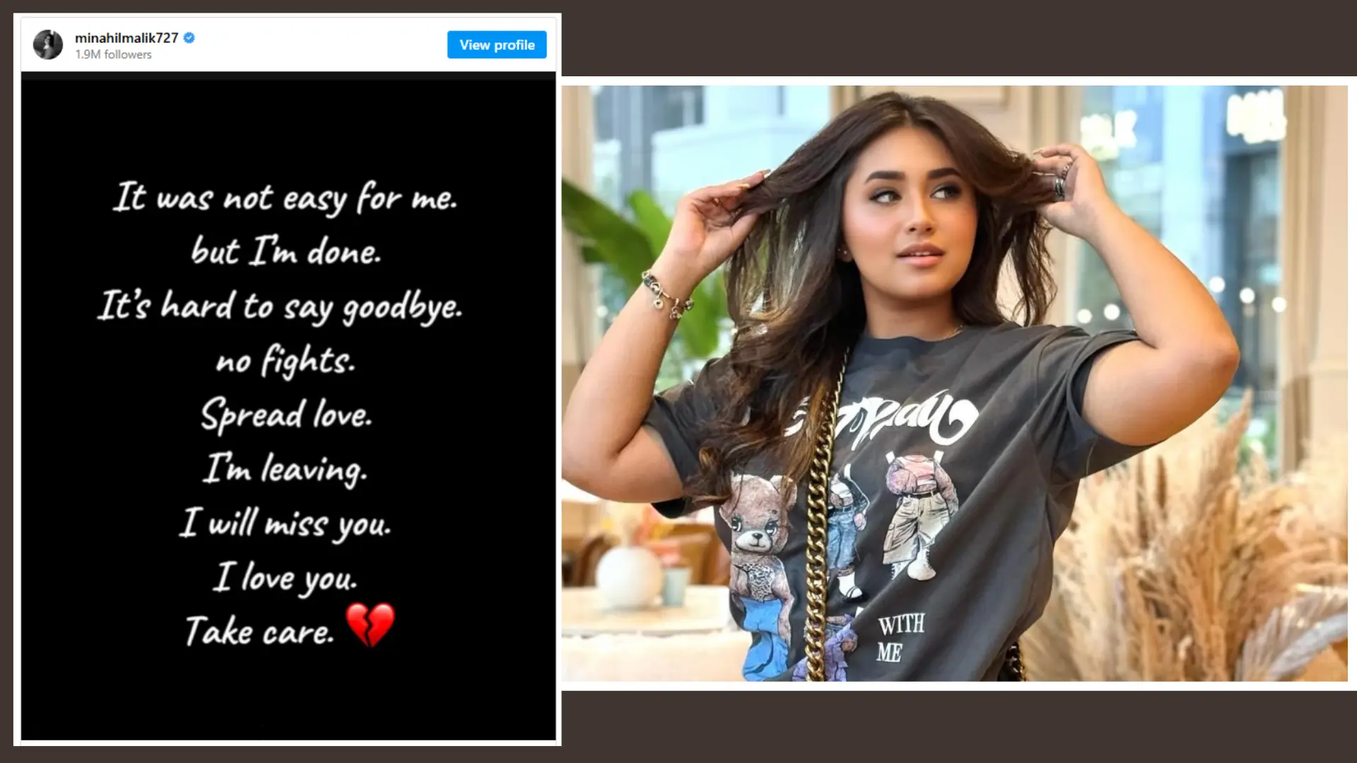 ‘I’m Done’: Pakistani TikTok Star Minahil Malik Says Emotional Goodbye After Video Leak